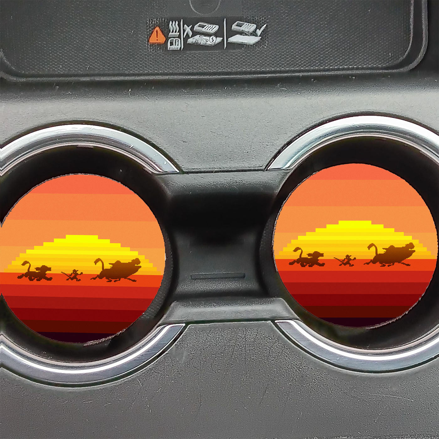 Disney Summer Lion King Car Coasters