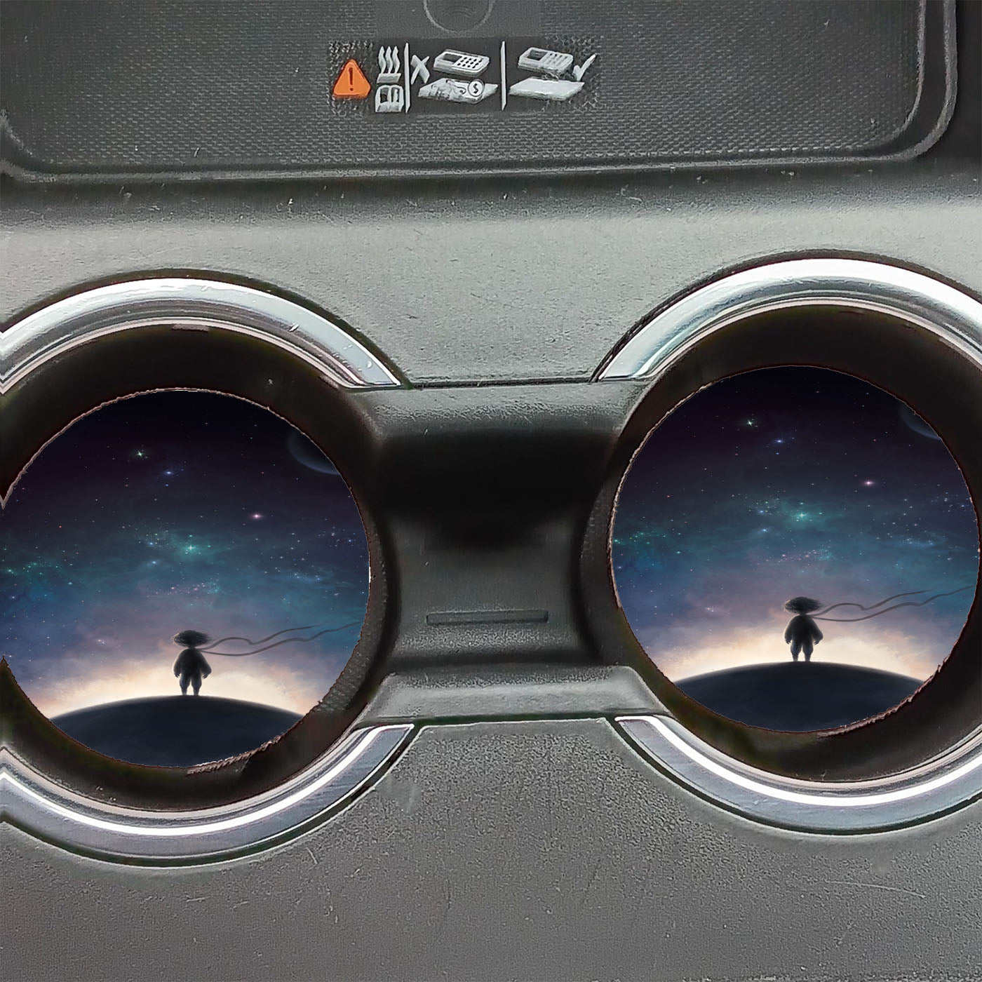Disney The Little Prince Night Galaxy Car Coasters
