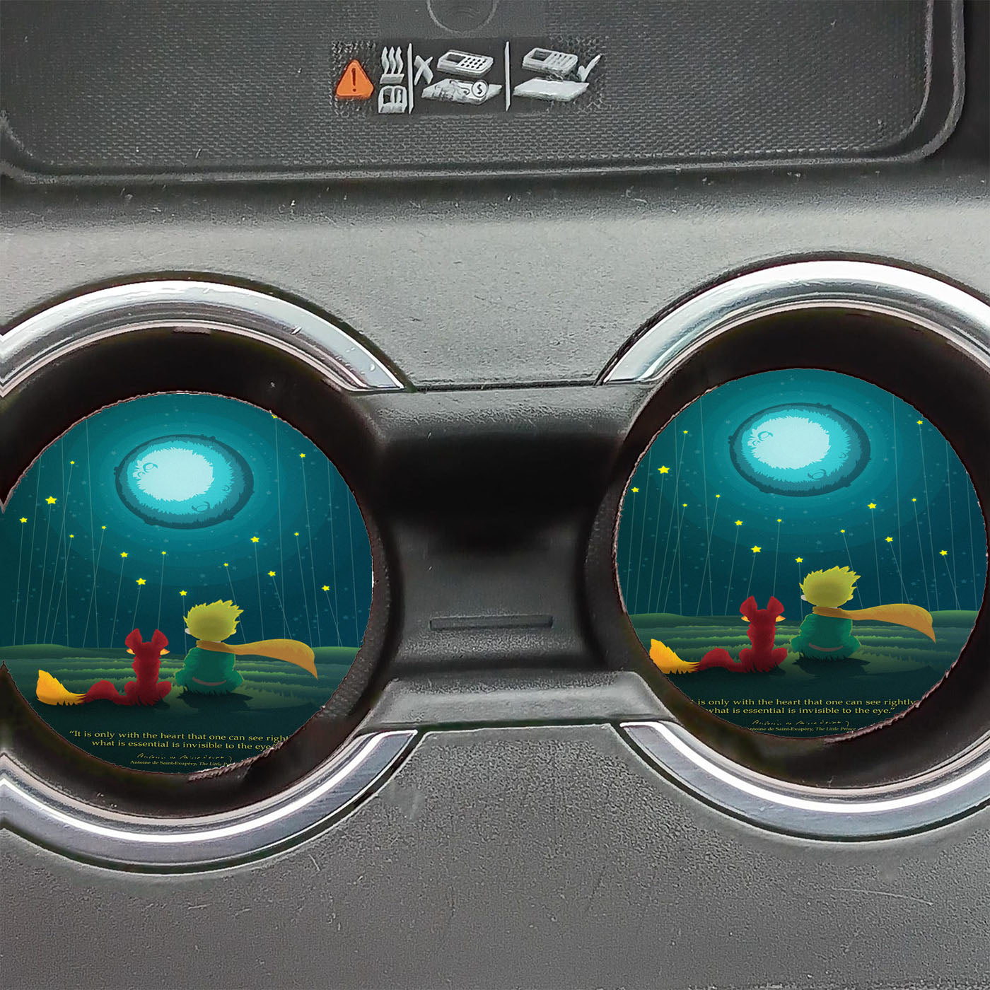 Disney The Little Prince Night Star Car Coasters