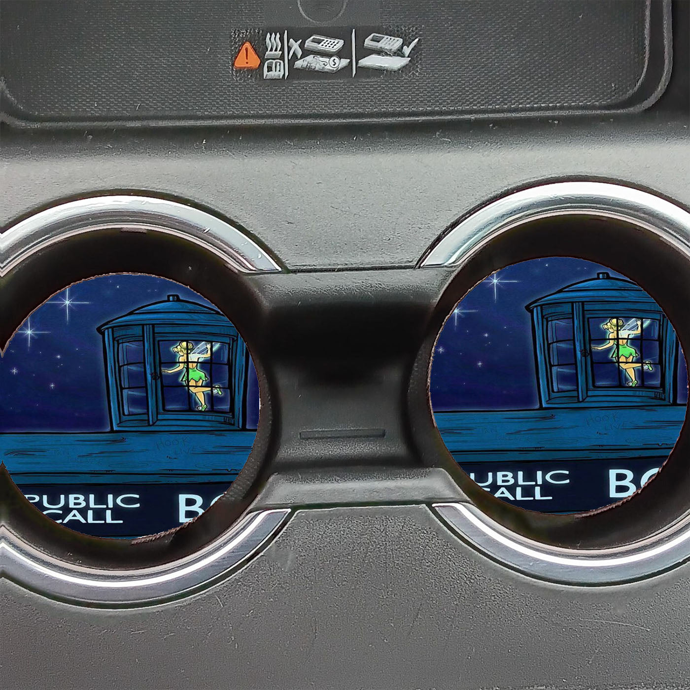 Disney Tinkerball Tardis Car Coasters