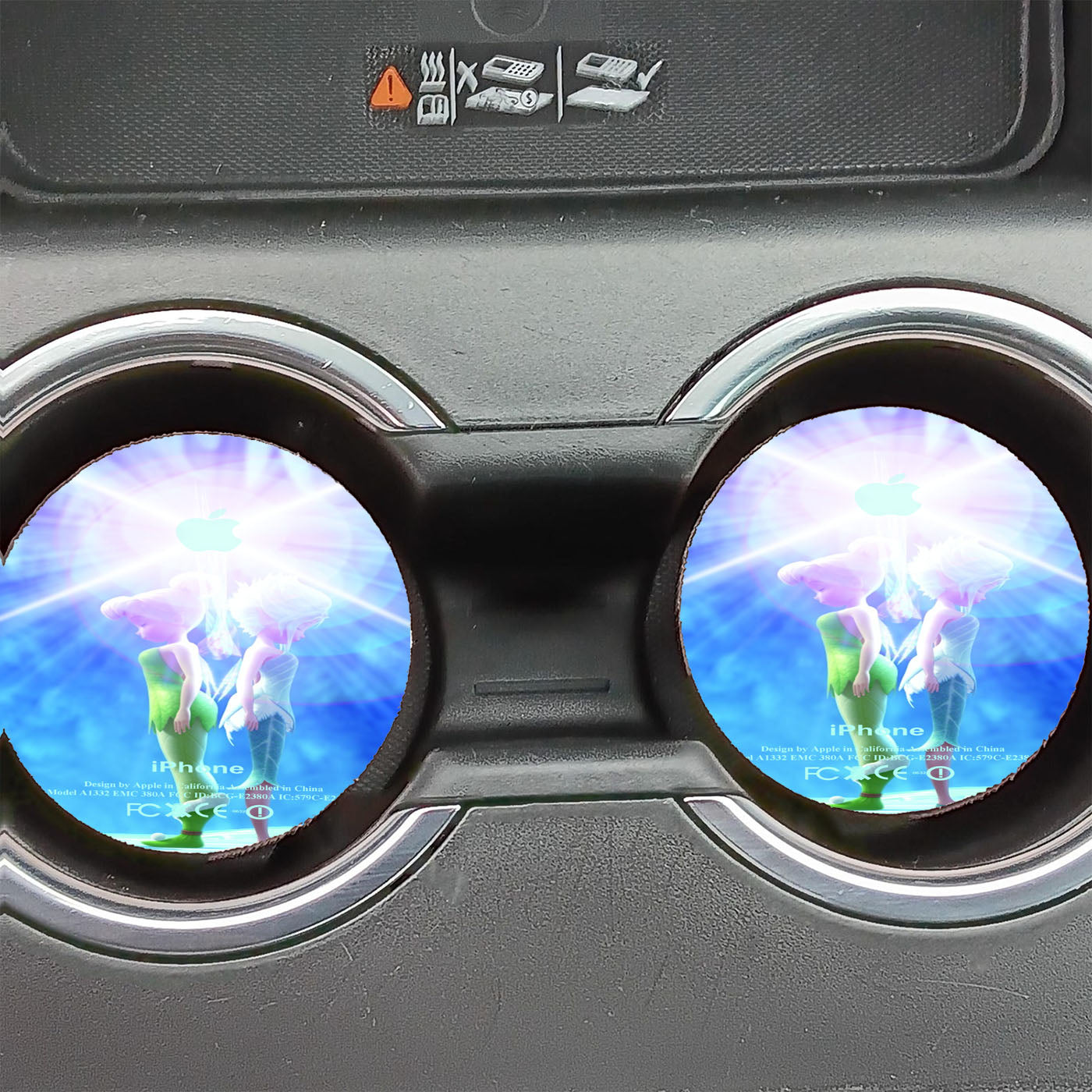 Disney Tinkerbell Quote Car Coasters