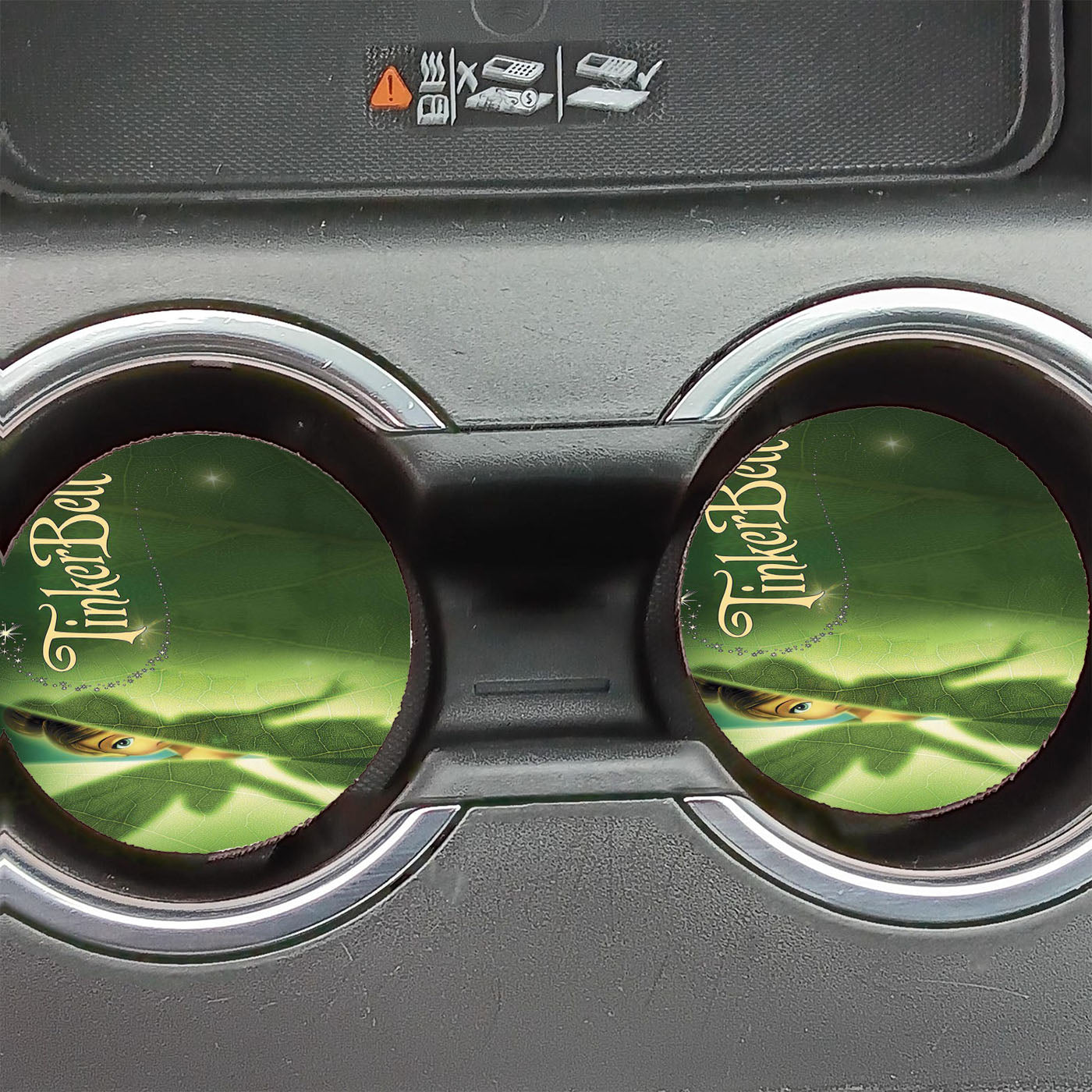 Disney Tinkerbell Quotes Car Coasters