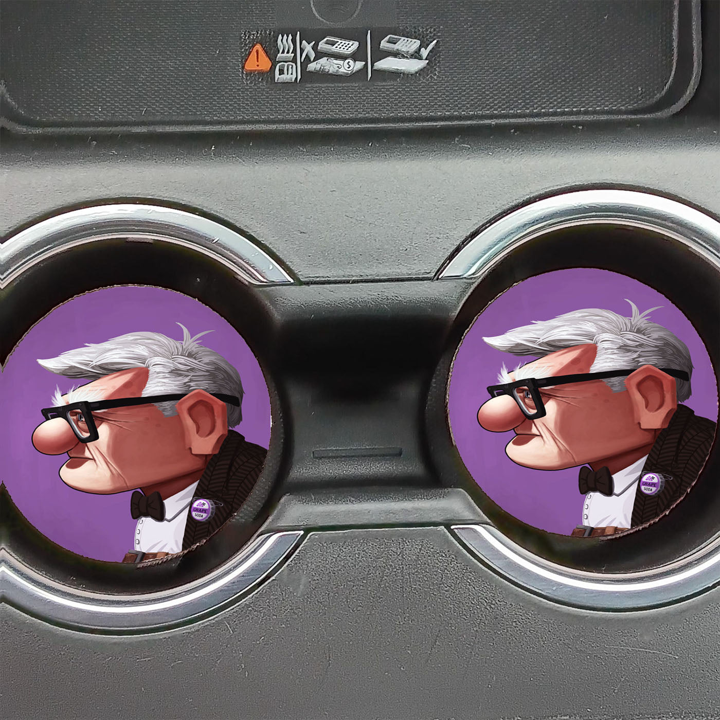 Disney Up Carl Car Coasters