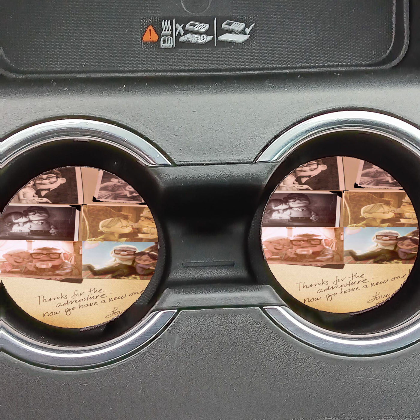 Disney Up Ellie Quotes Car Coasters