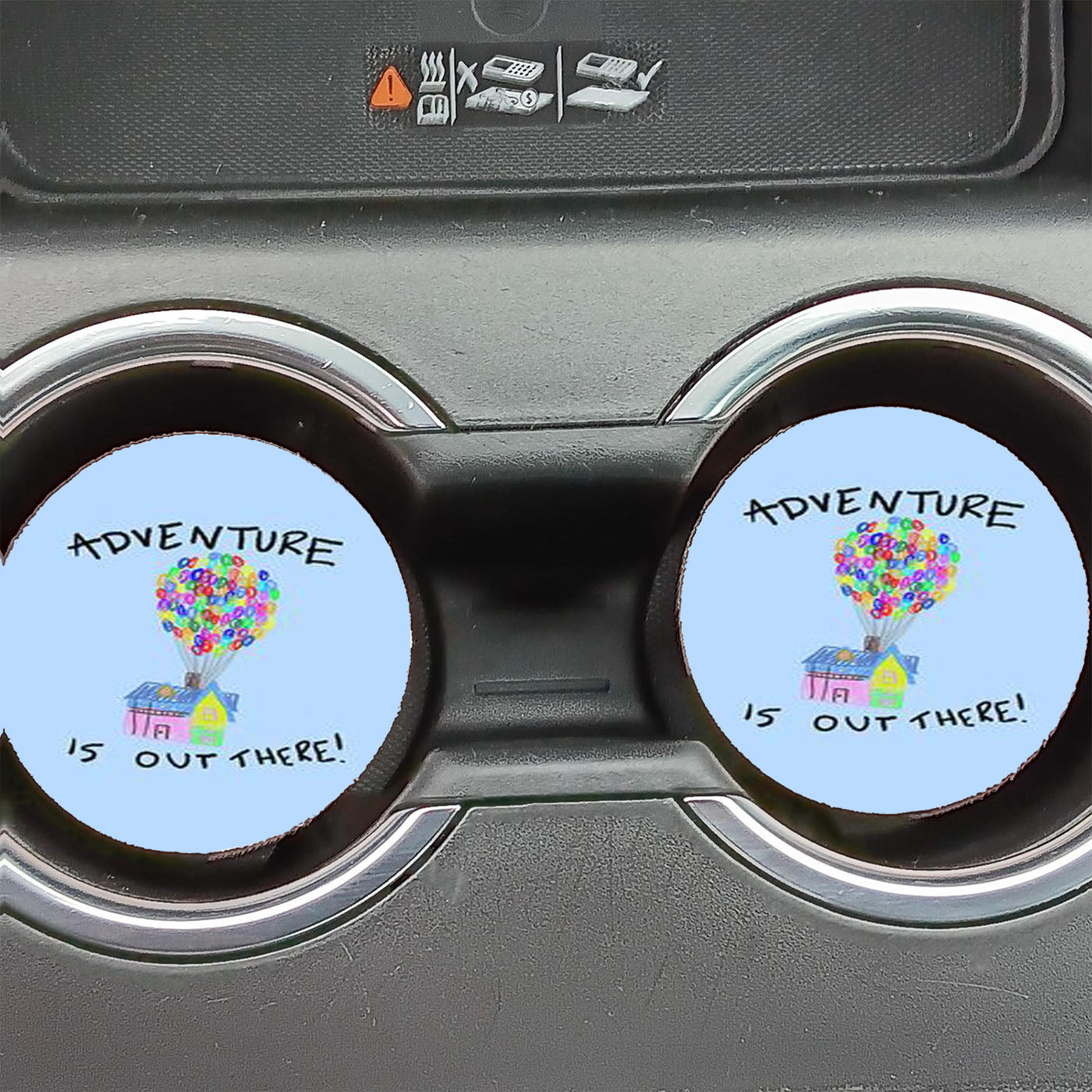 Disney Up Quotes Adventure Is Out There Car Coasters