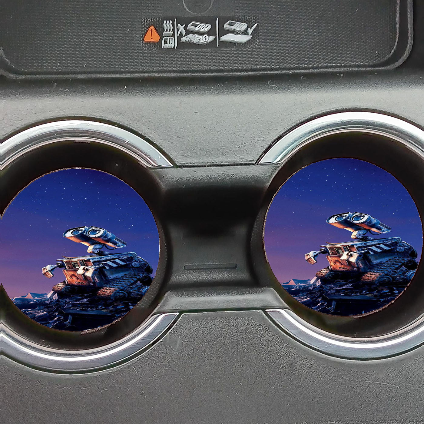 Disney Wall E Looking Stars Car Coasters
