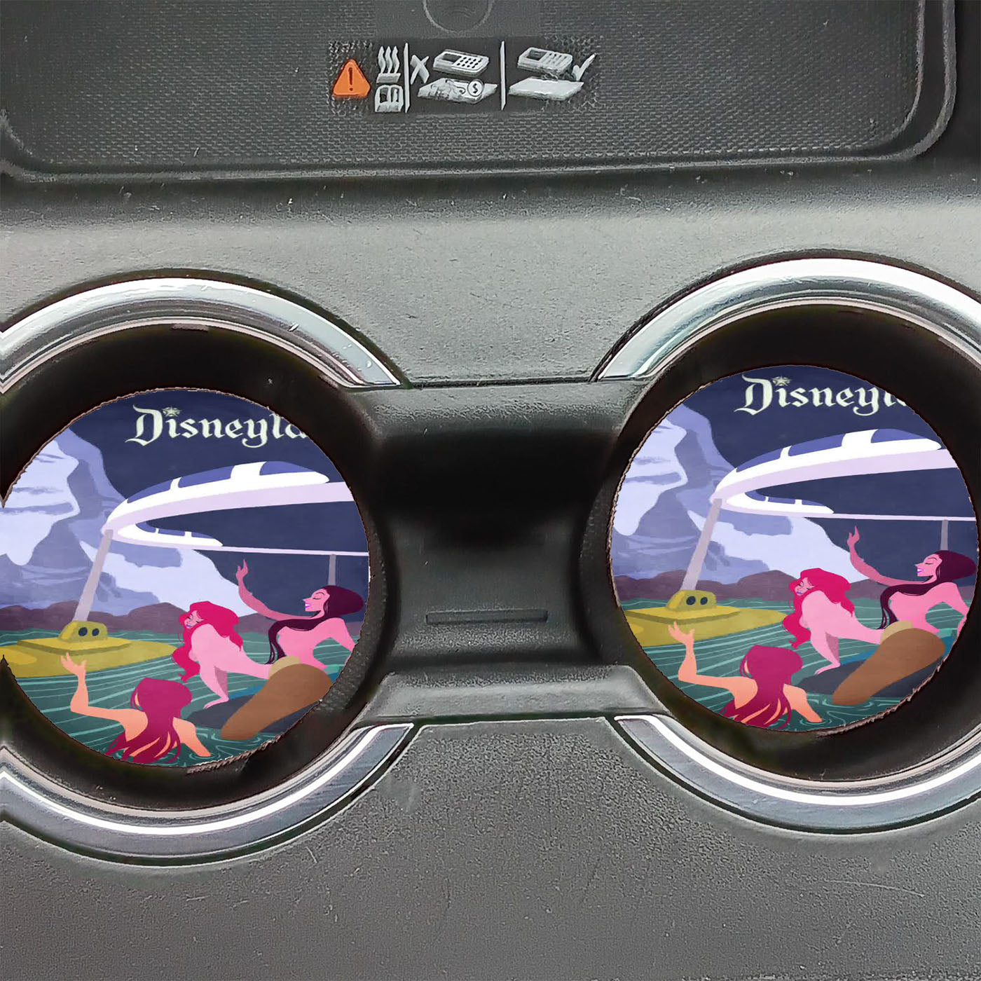Disneyland Mermaid Car Coasters