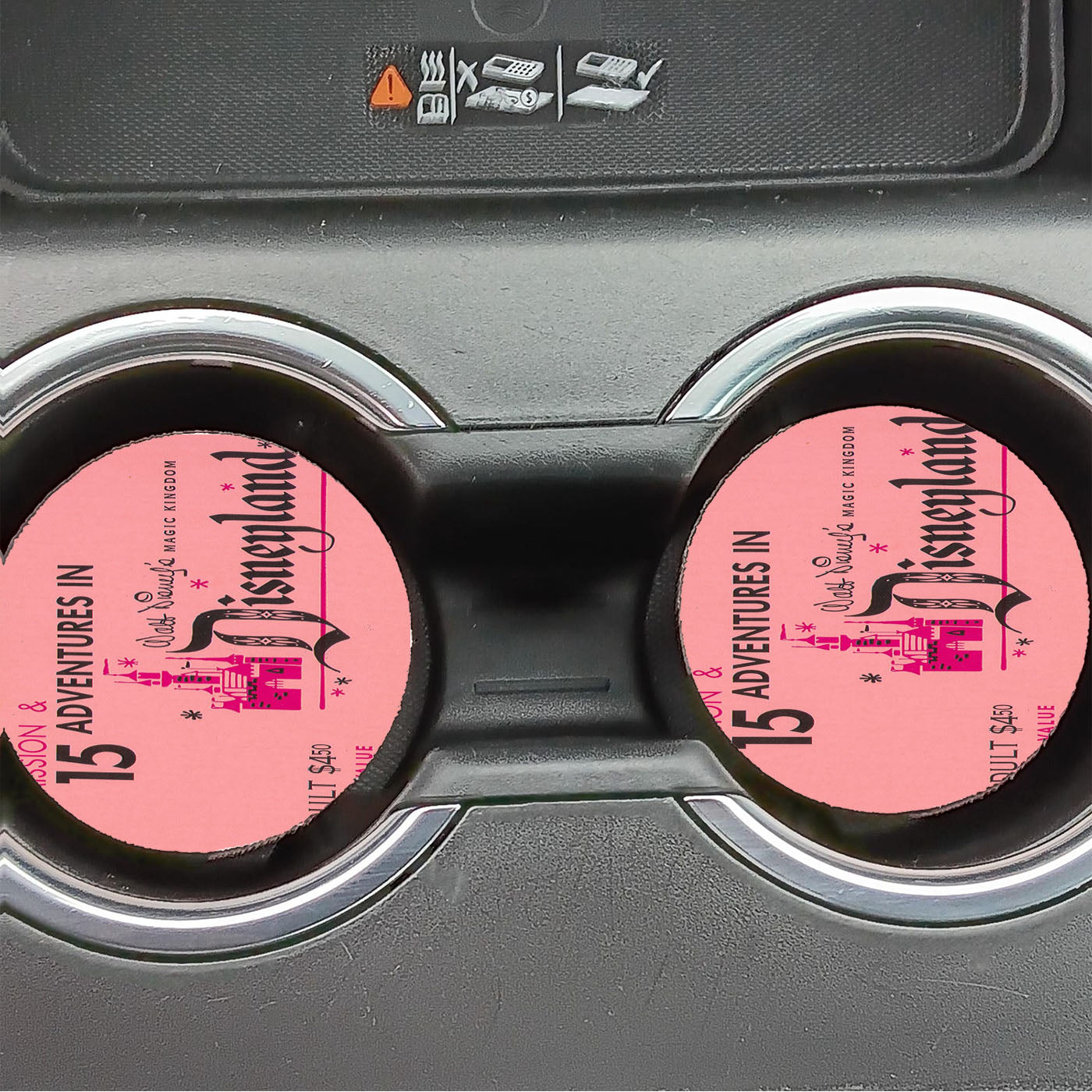 Disneyland Ticket Car Coasters