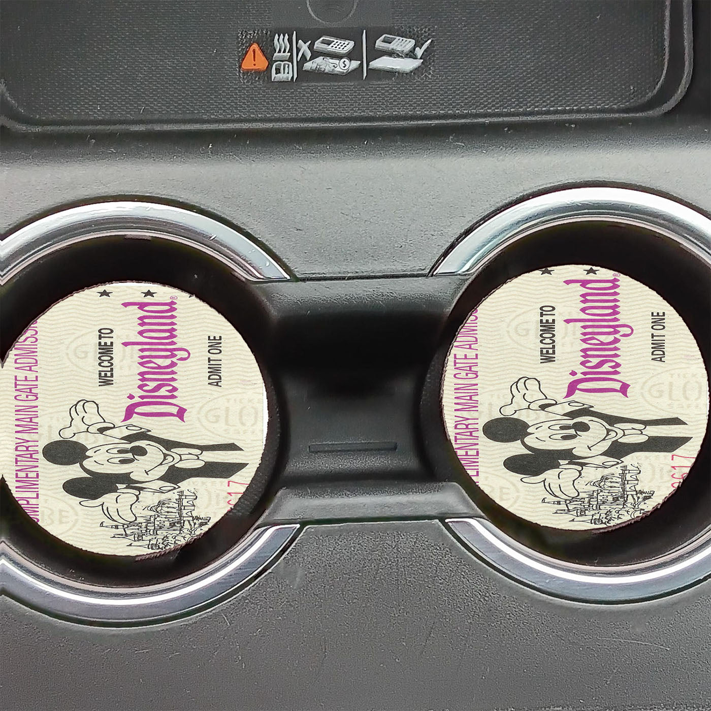 Disneyland Tickets Car Coasters