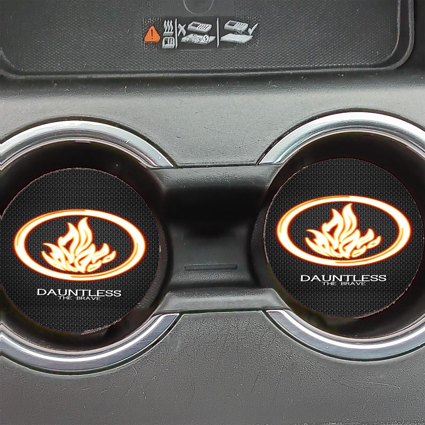 Divergent Dauntless The Brave Car Coasters