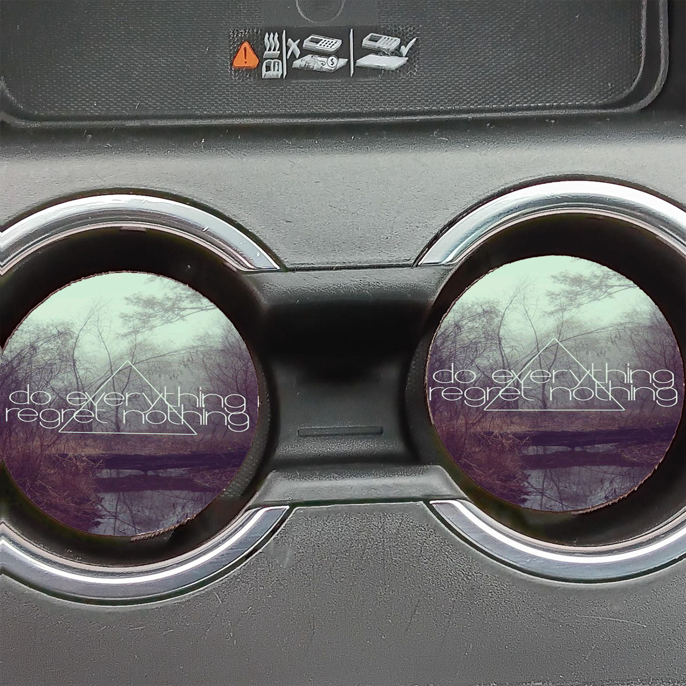 Do Everything Hipster Disney Car Coasters