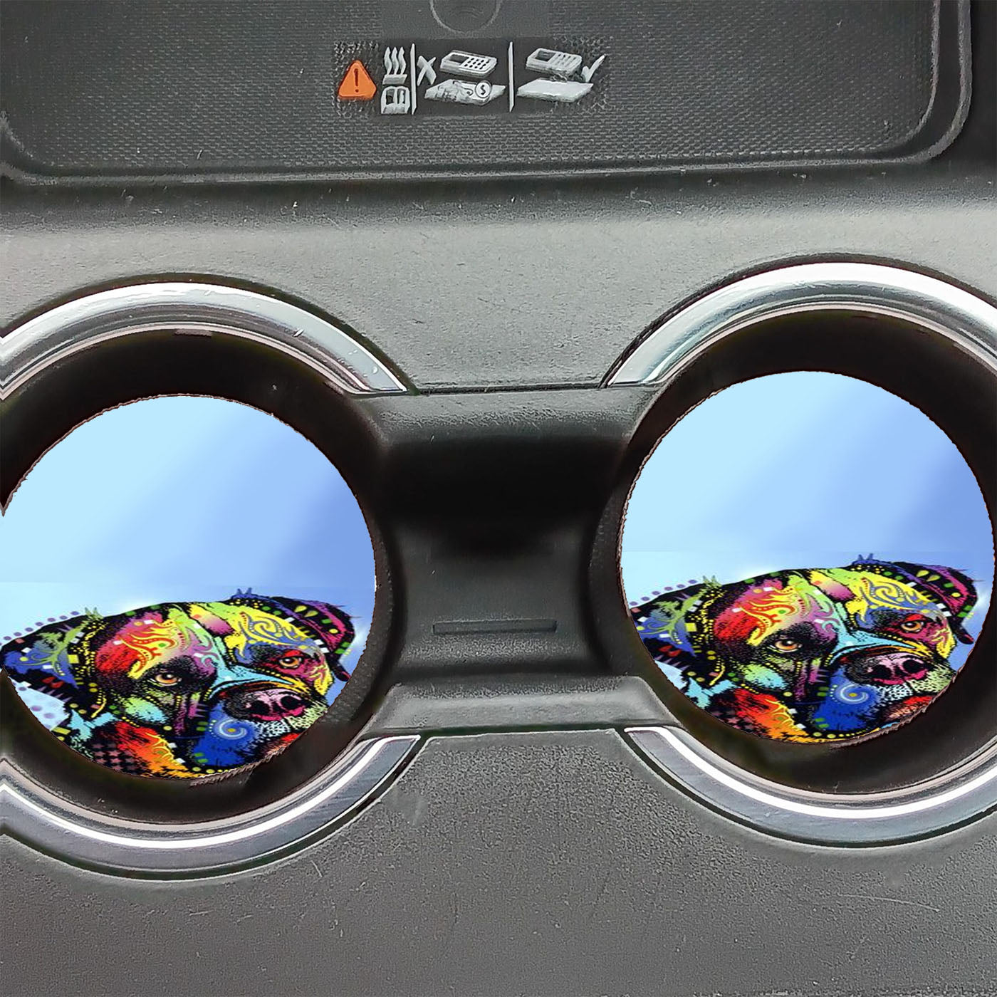Dog Art Disney Car Coasters