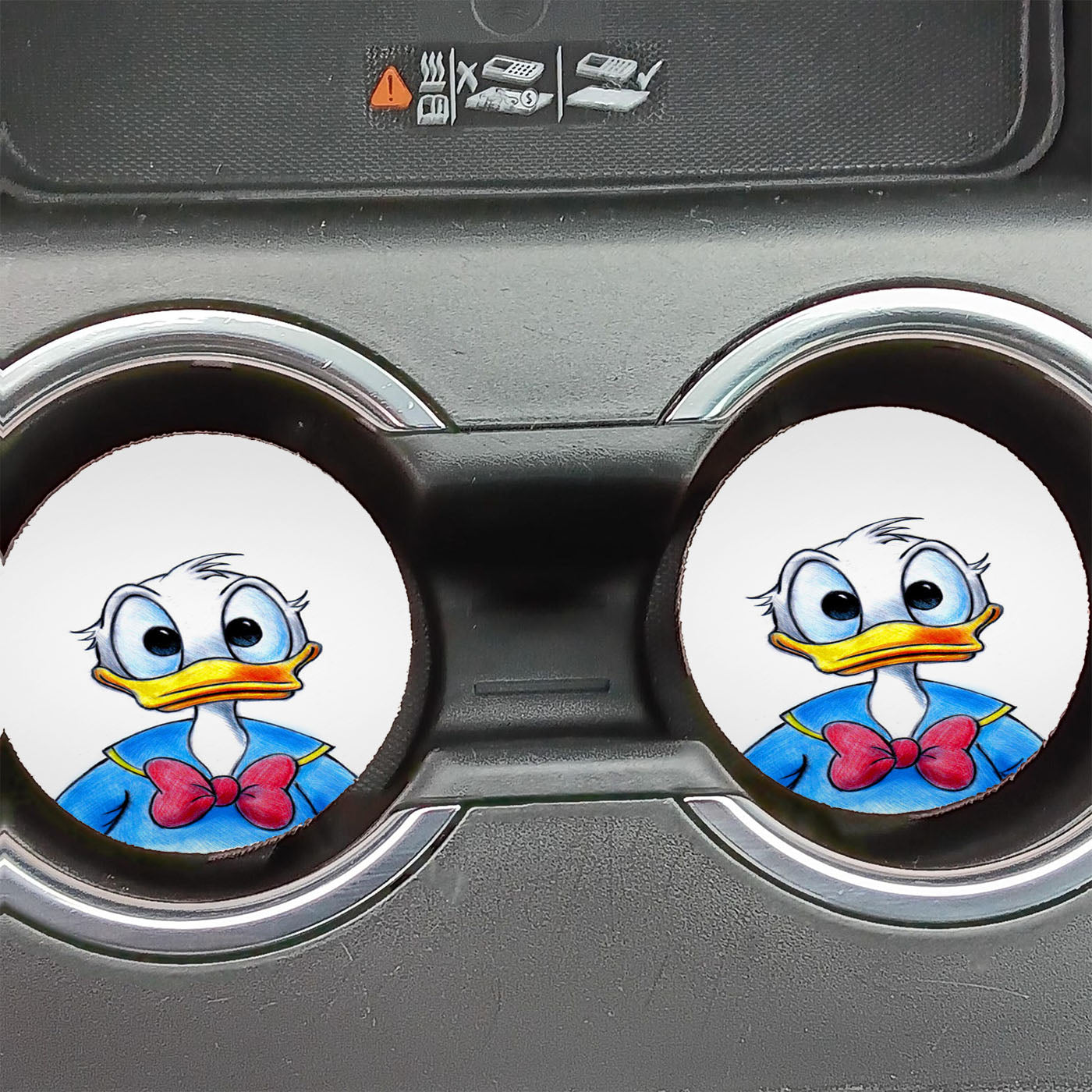 Donald Duck Car Coasters