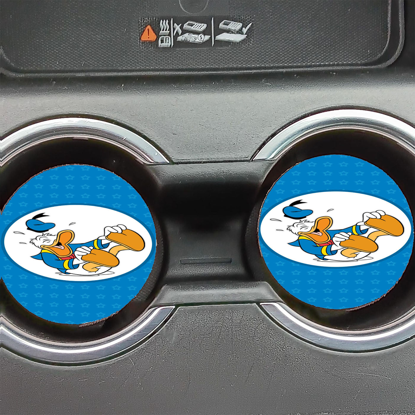 Donald Duck Cartoon Car Coasters