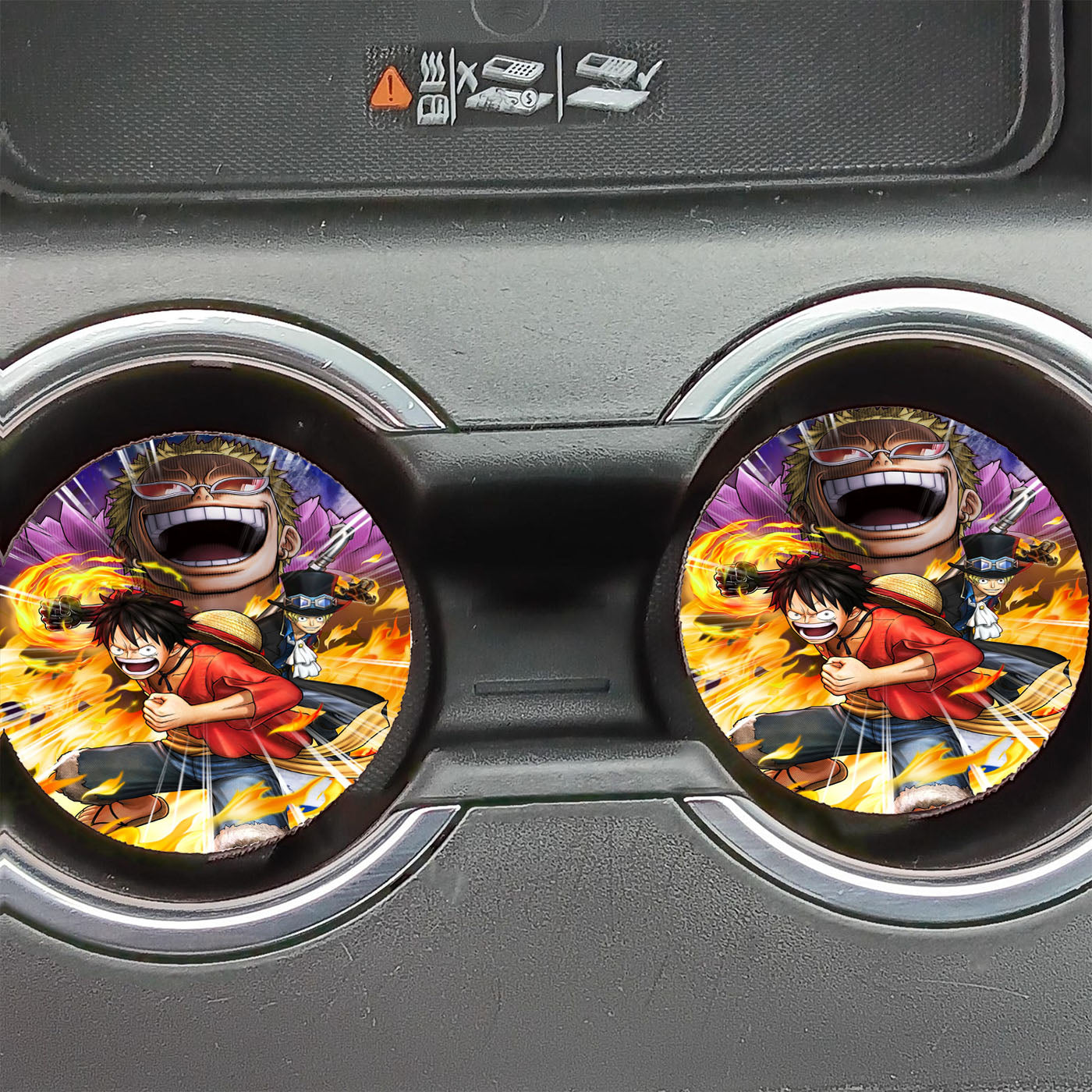 Donquixote Doflamingo Luffy And Sabo One Piece Pirate Warriors 3 Wallpaper Car Coasters