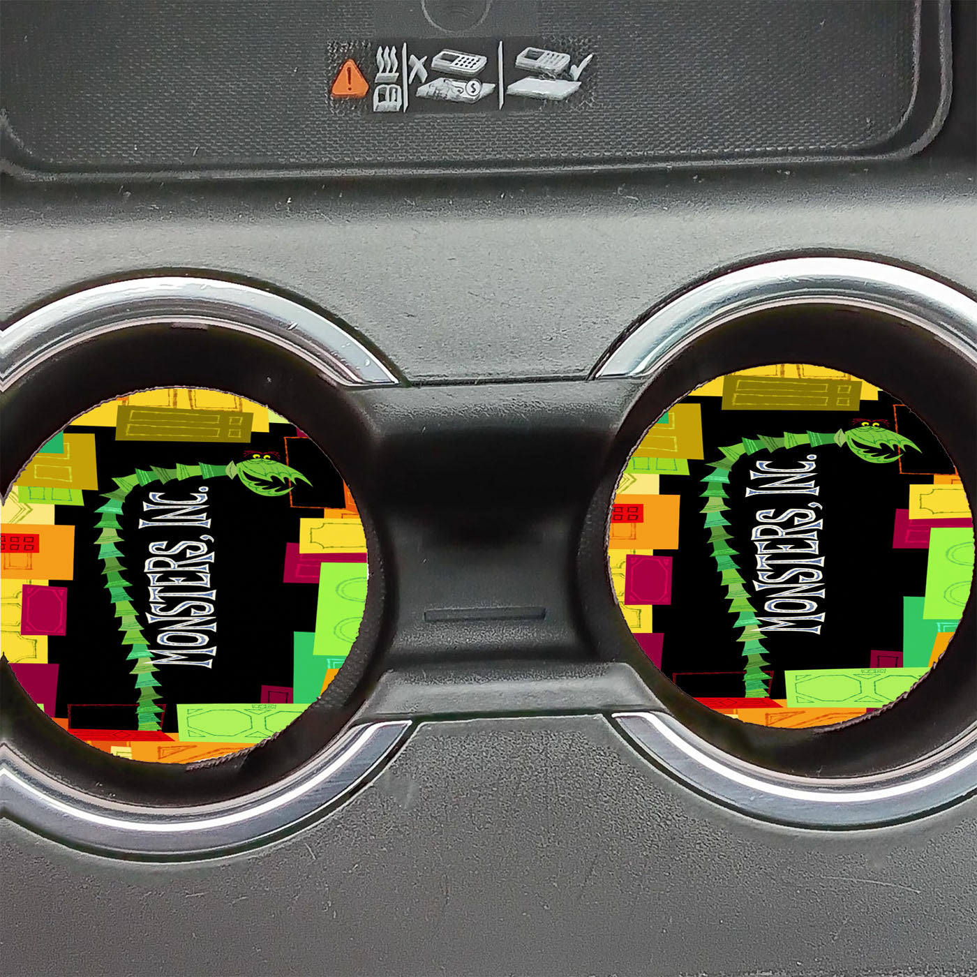 Door Clipart Monsters Inc Car Coasters