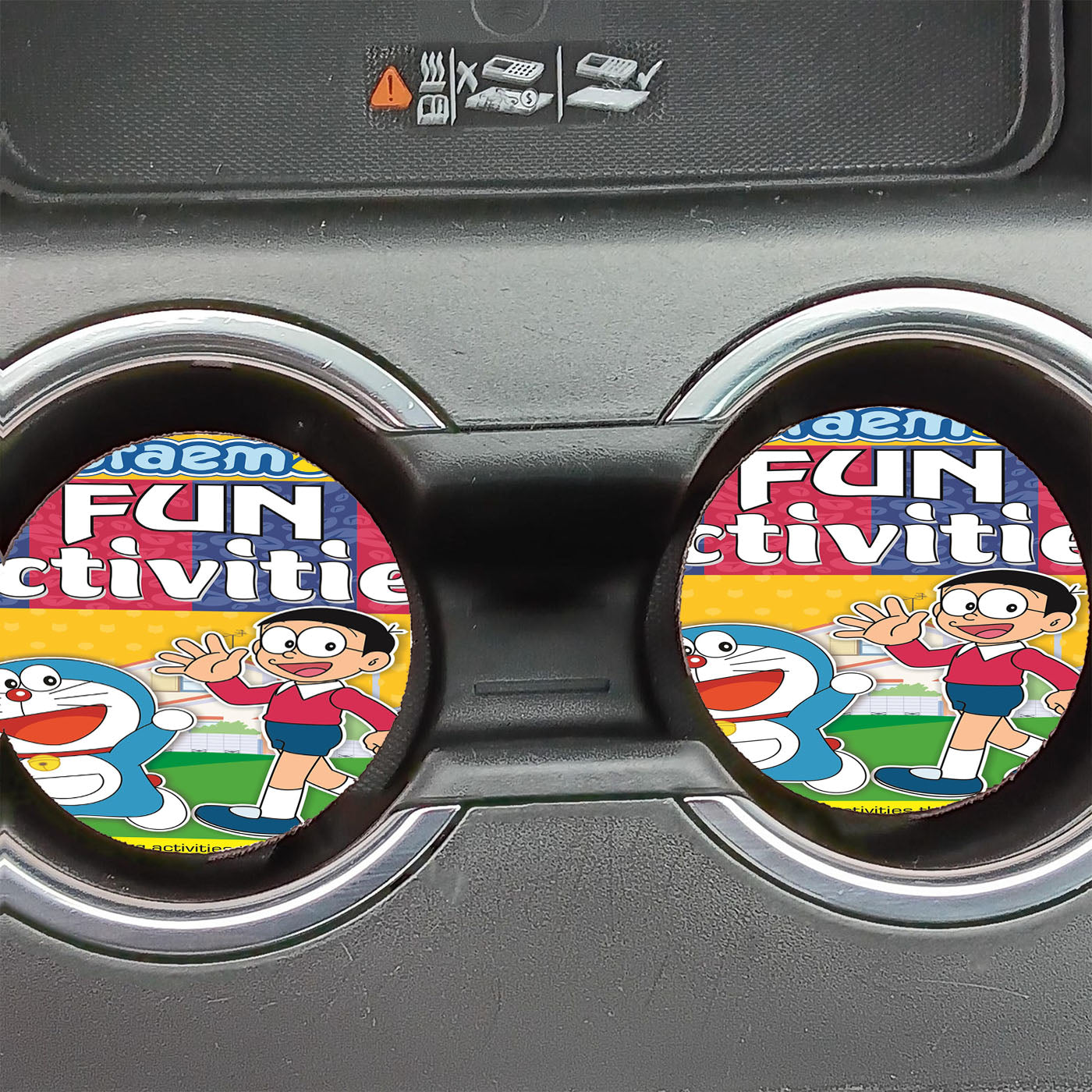 Doraemon Activitie With Nobita Car Coasters