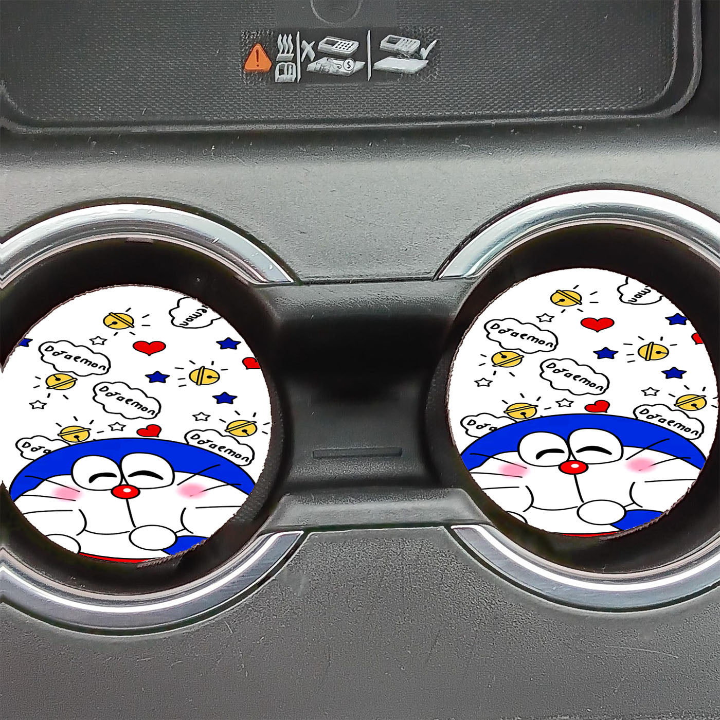 Doraemon And Cute Pattern Car Coasters