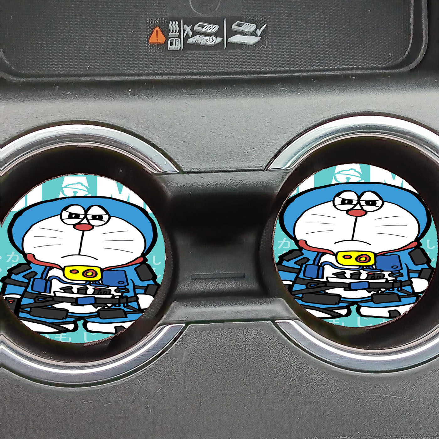 Doraemon Blame Skin Car Coasters