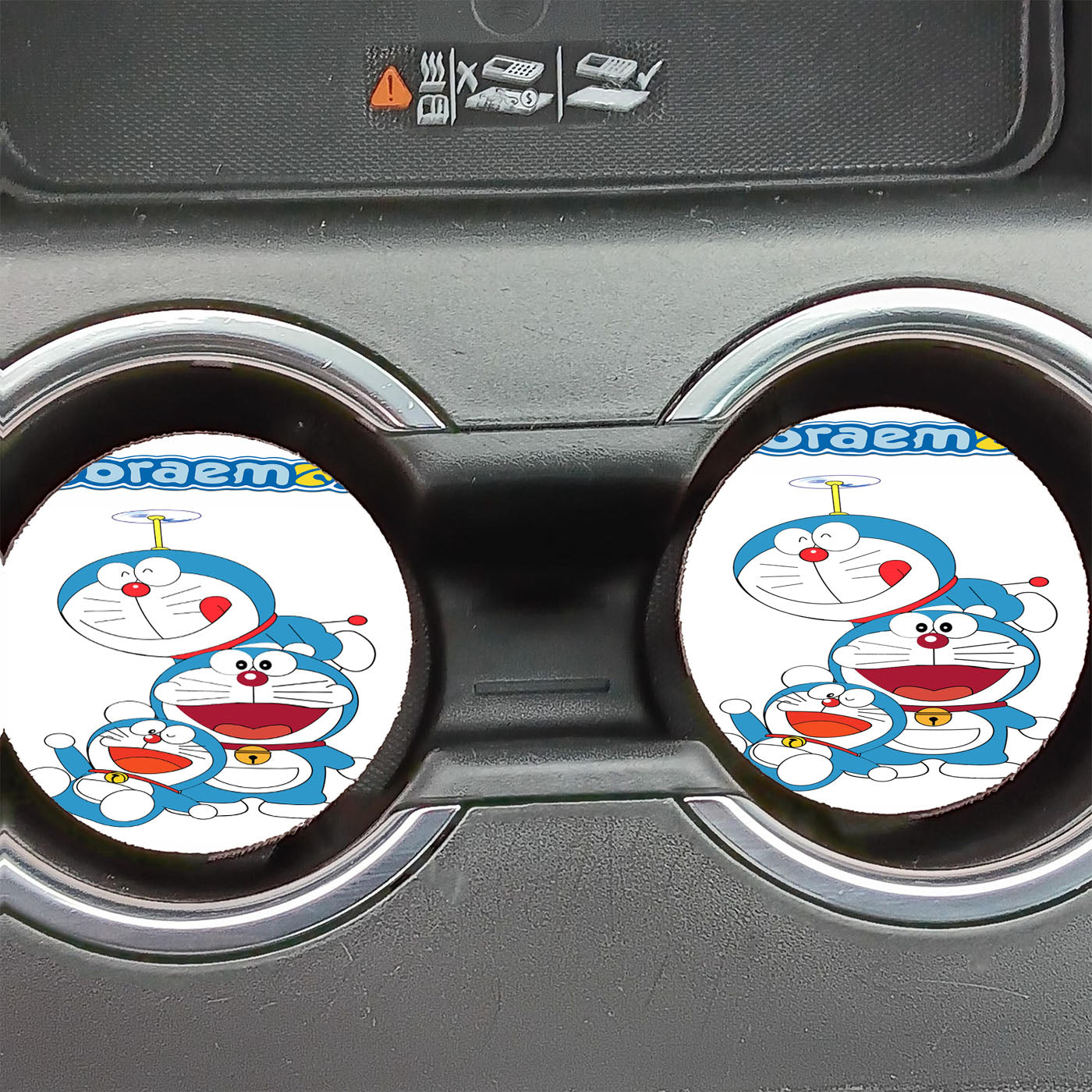 Doraemon Cartoon Car Coasters