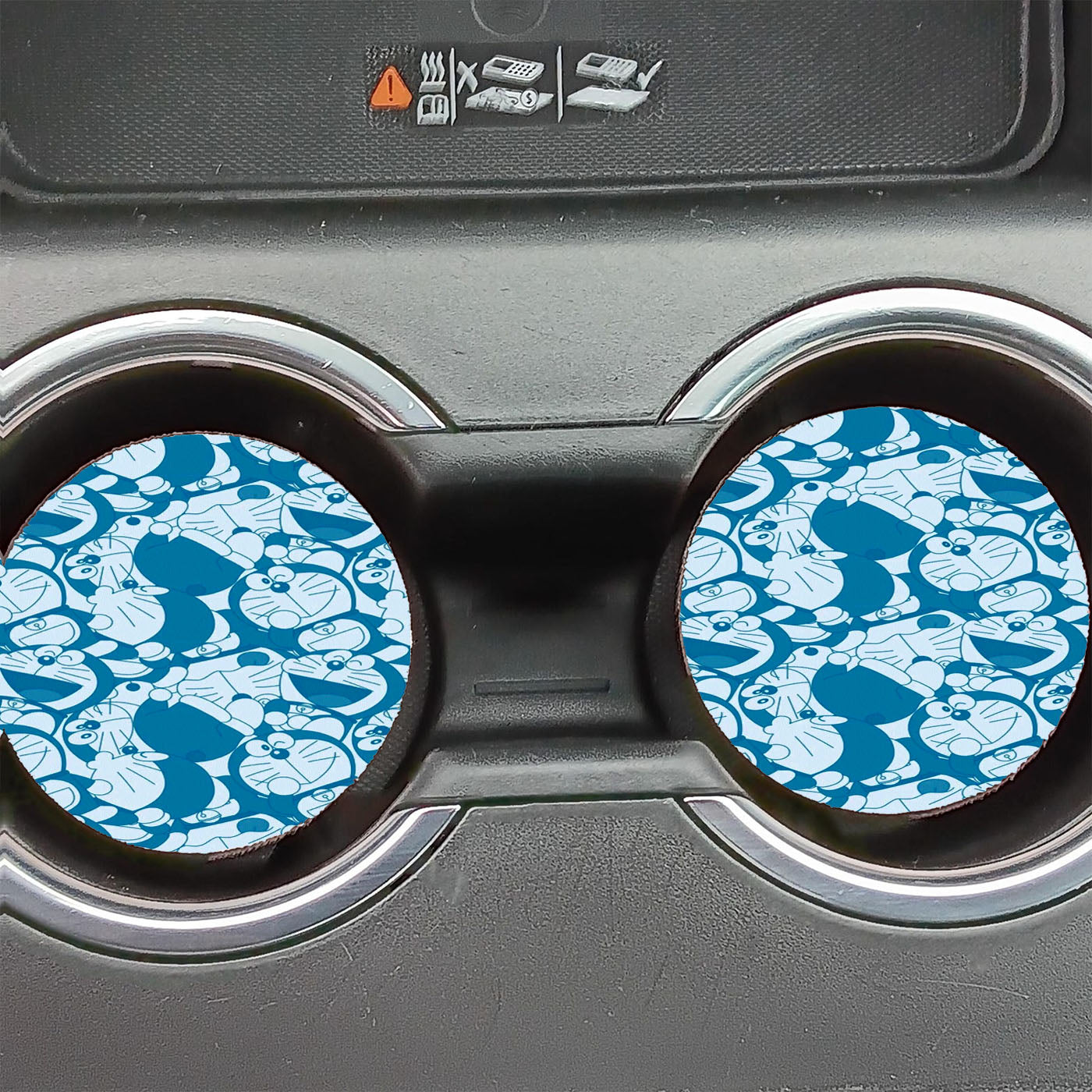 Doraemon Cartoon Pattern Car Coasters