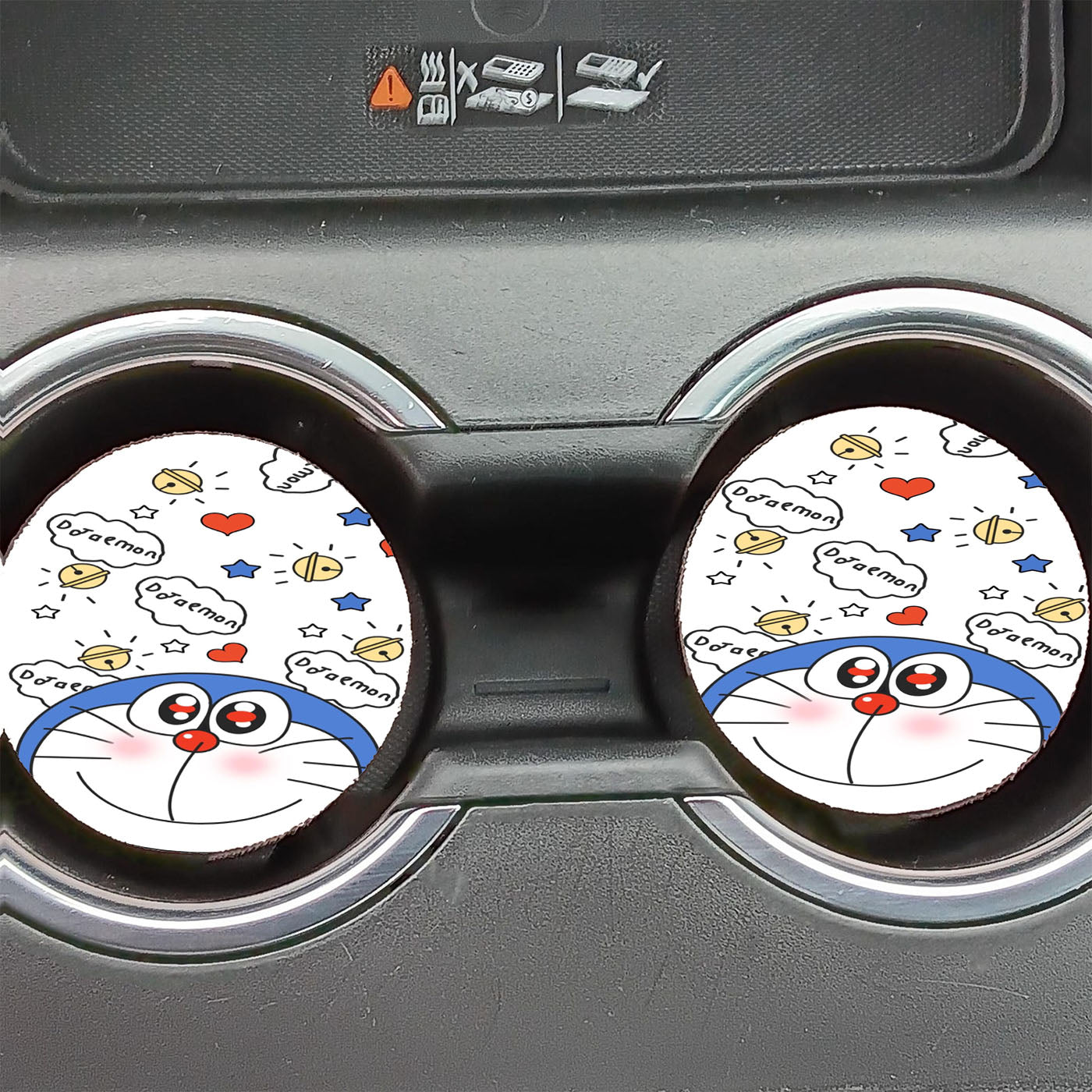 Doraemon Cute Face Car Coasters