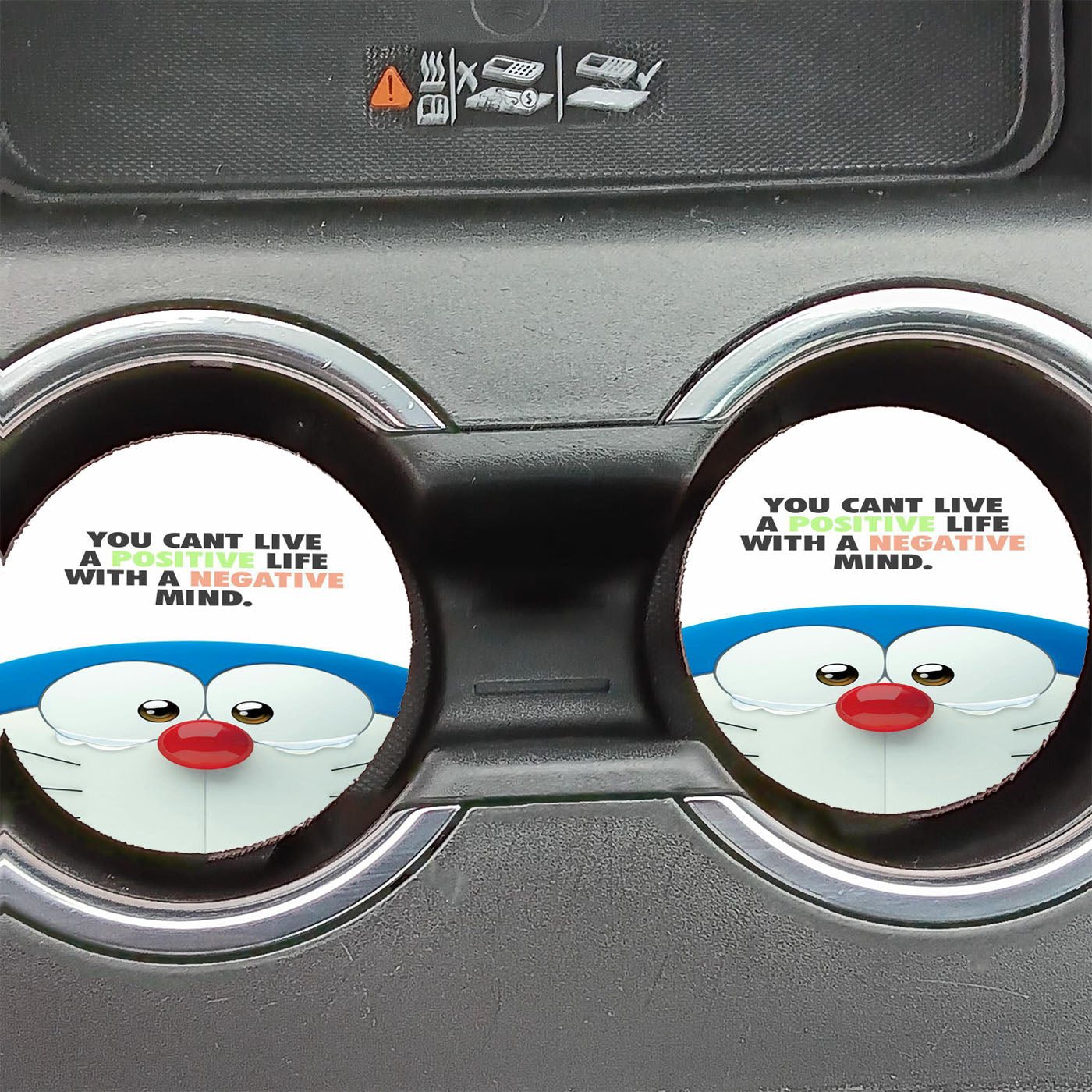 Doraemon Dont Crying Car Coasters