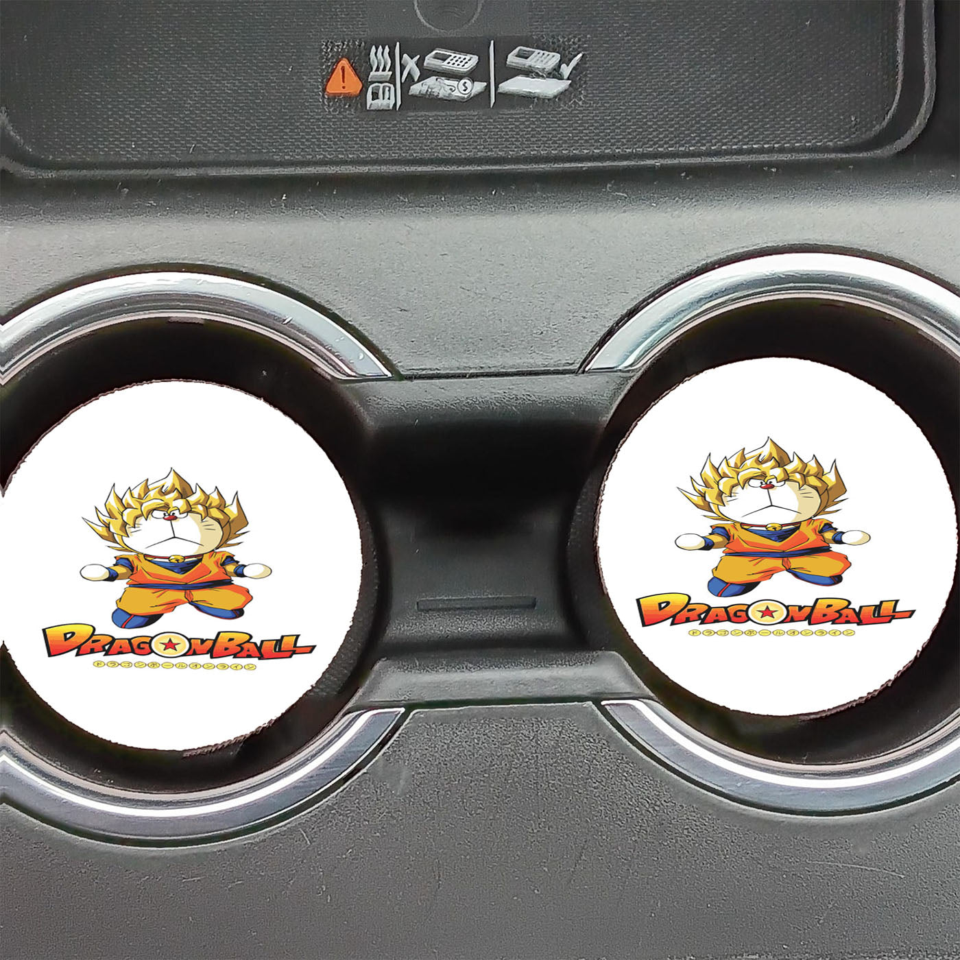 Doraemon Dragonball Style Car Coasters
