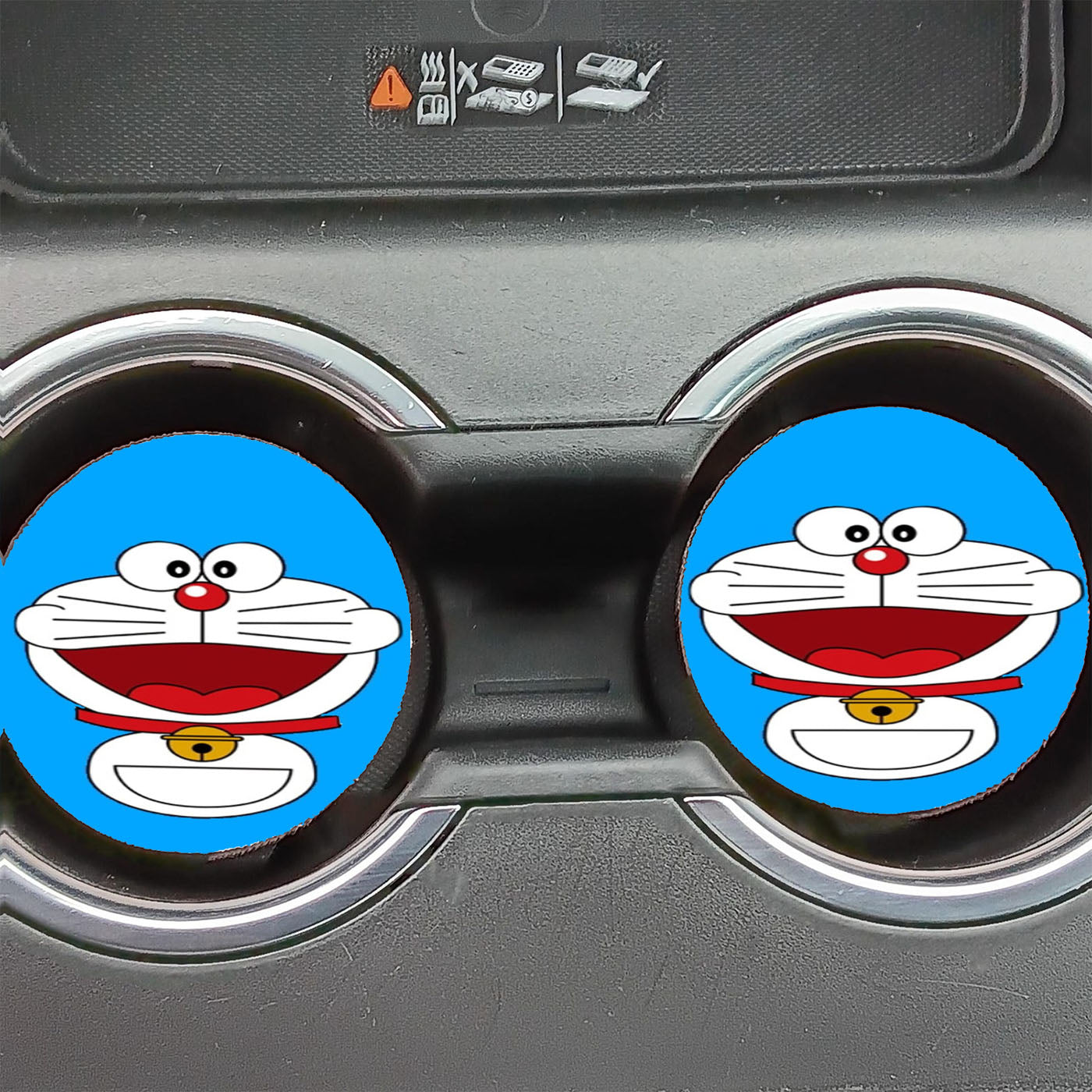 Doraemon Face Car Coasters