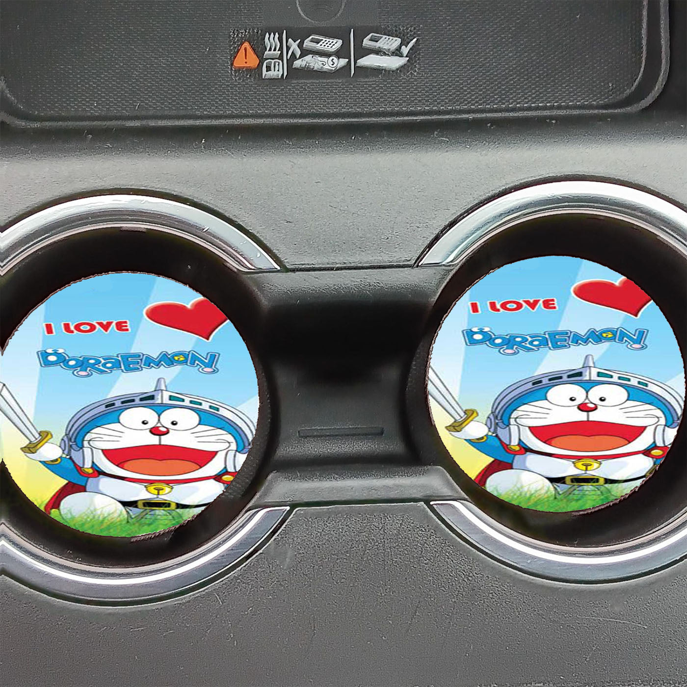 Doraemon I Love Car Coasters
