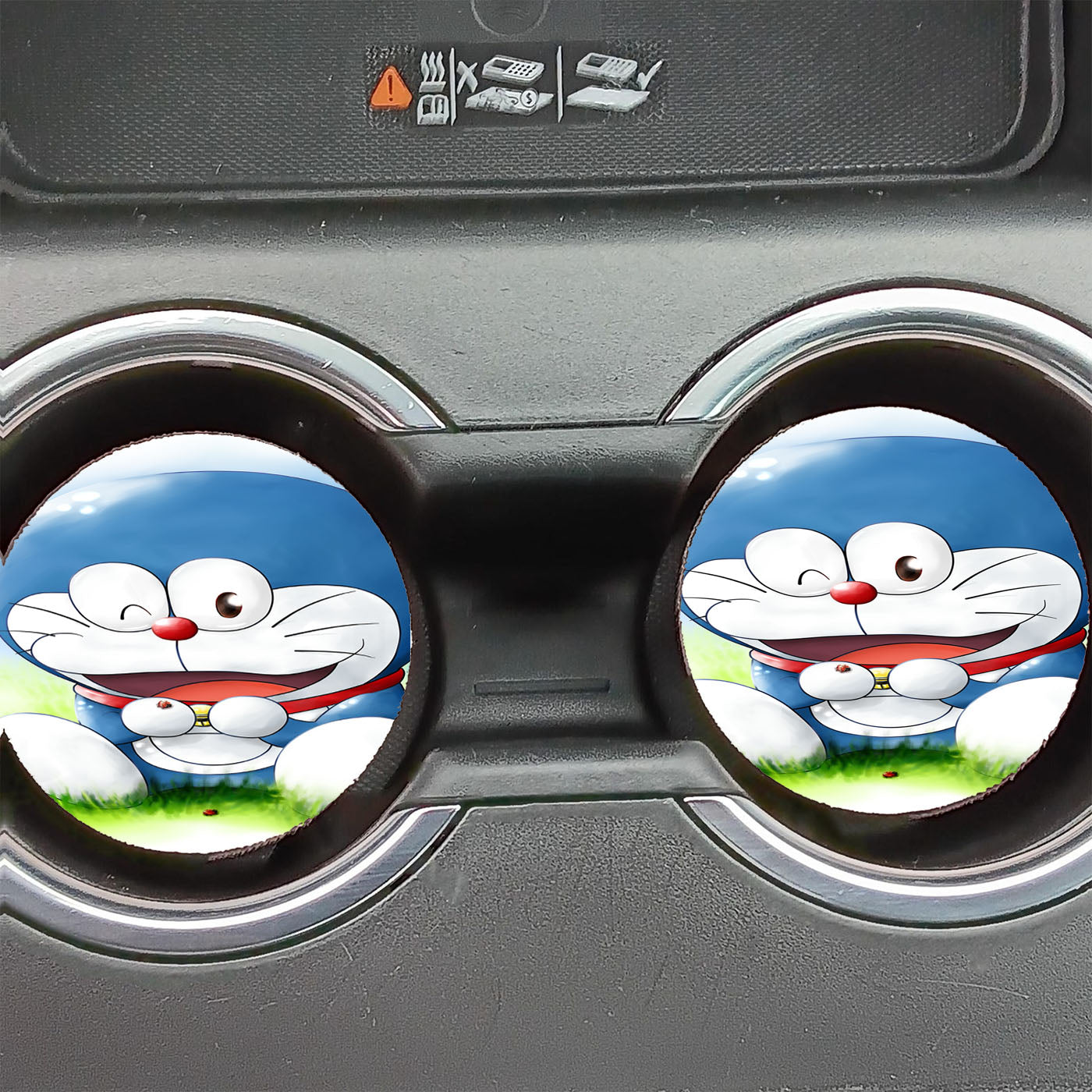 Doraemon Laugh Happy Car Coasters