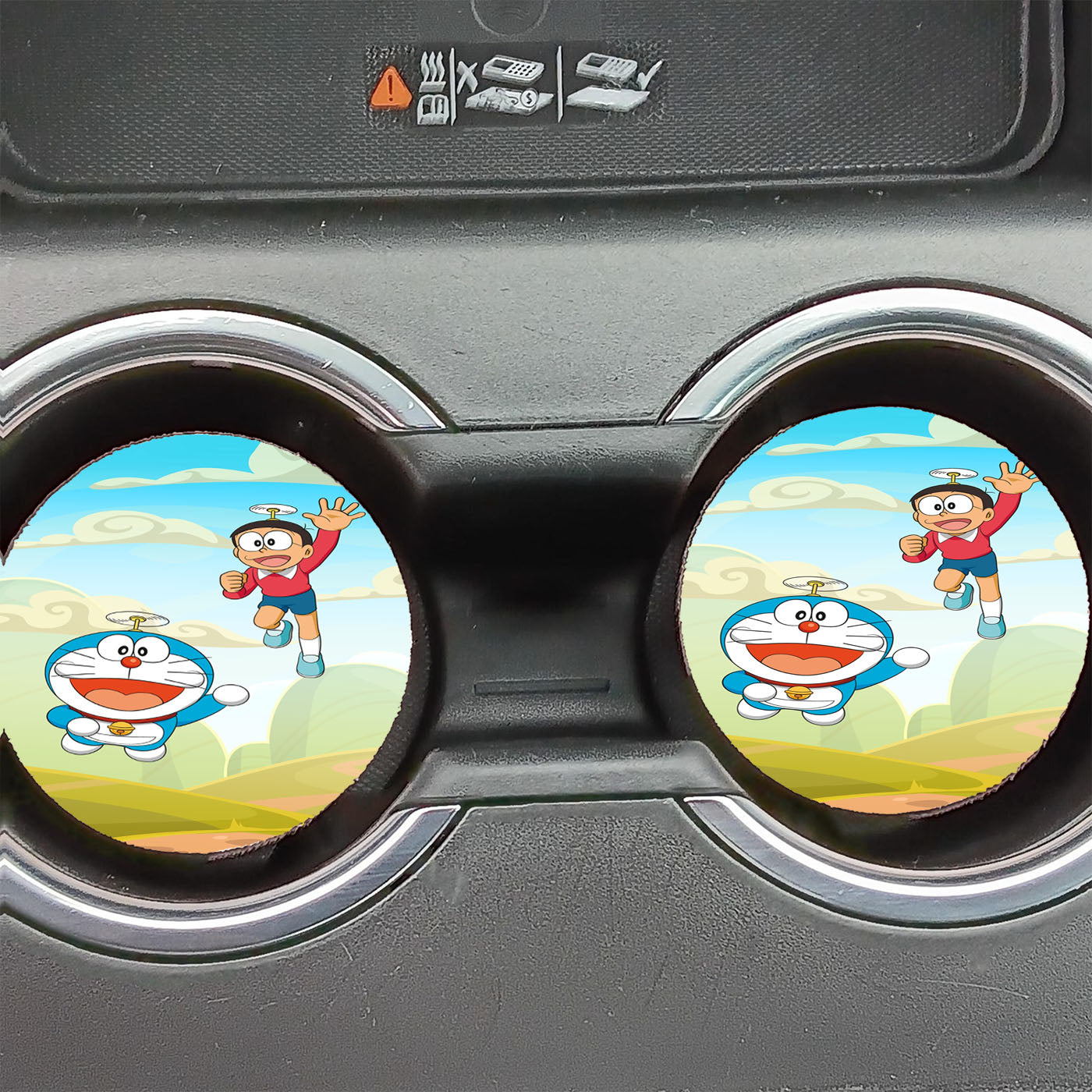 Doraemon Nobita Take Copter Car Coasters
