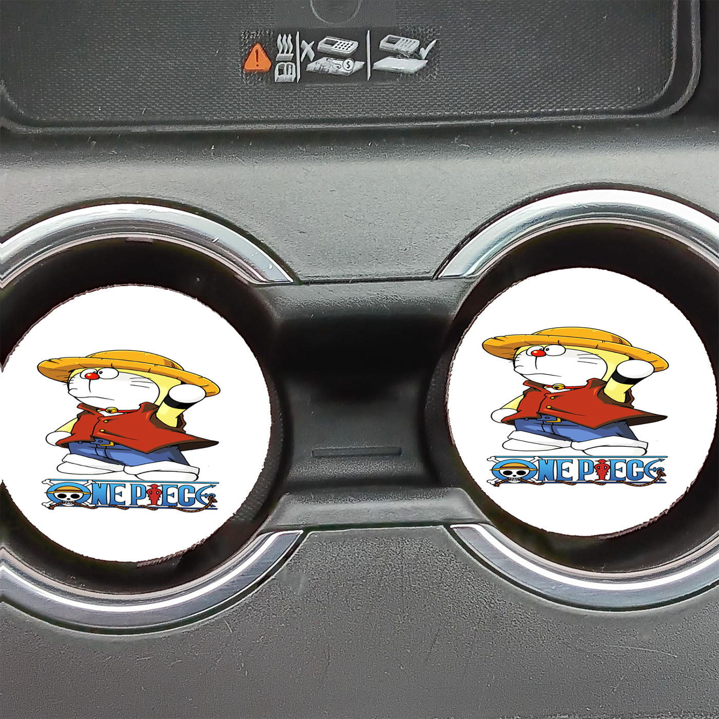 Doraemon Onepiece Style Car Coasters