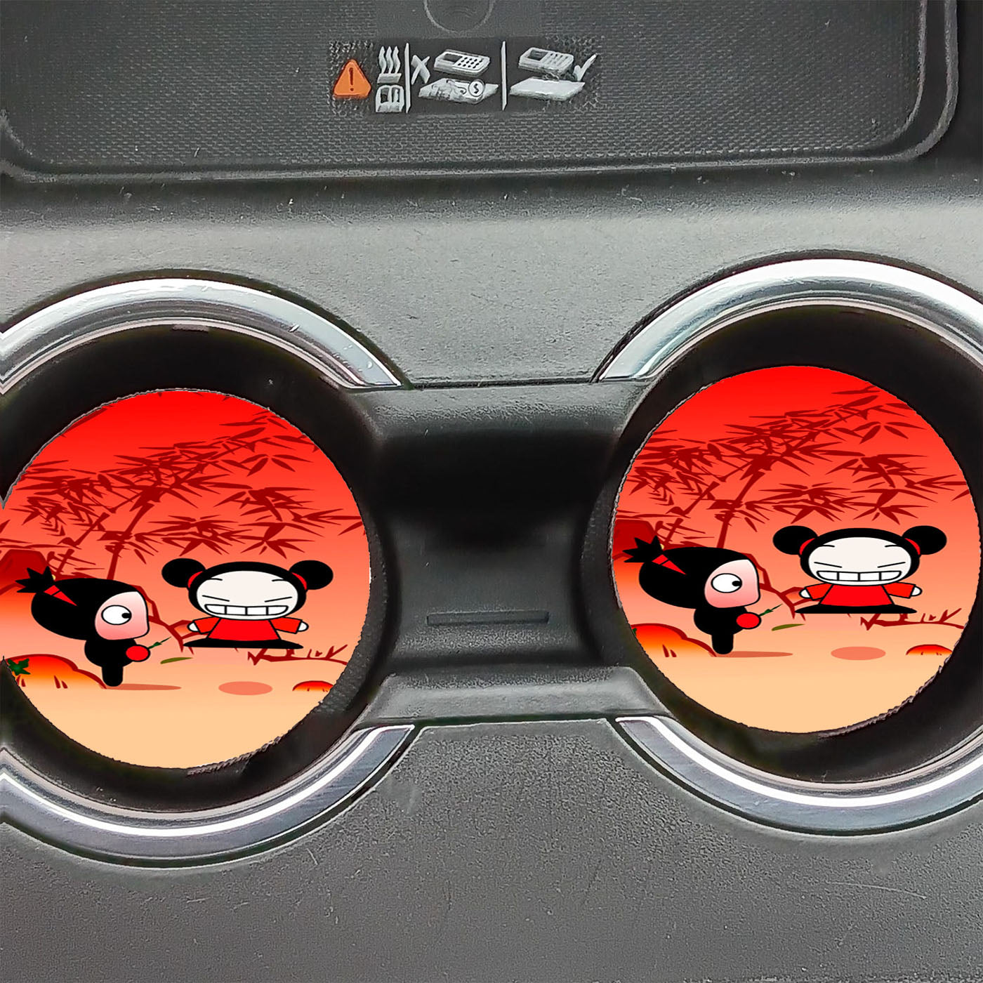 Doraemon Pucca Car Coasters