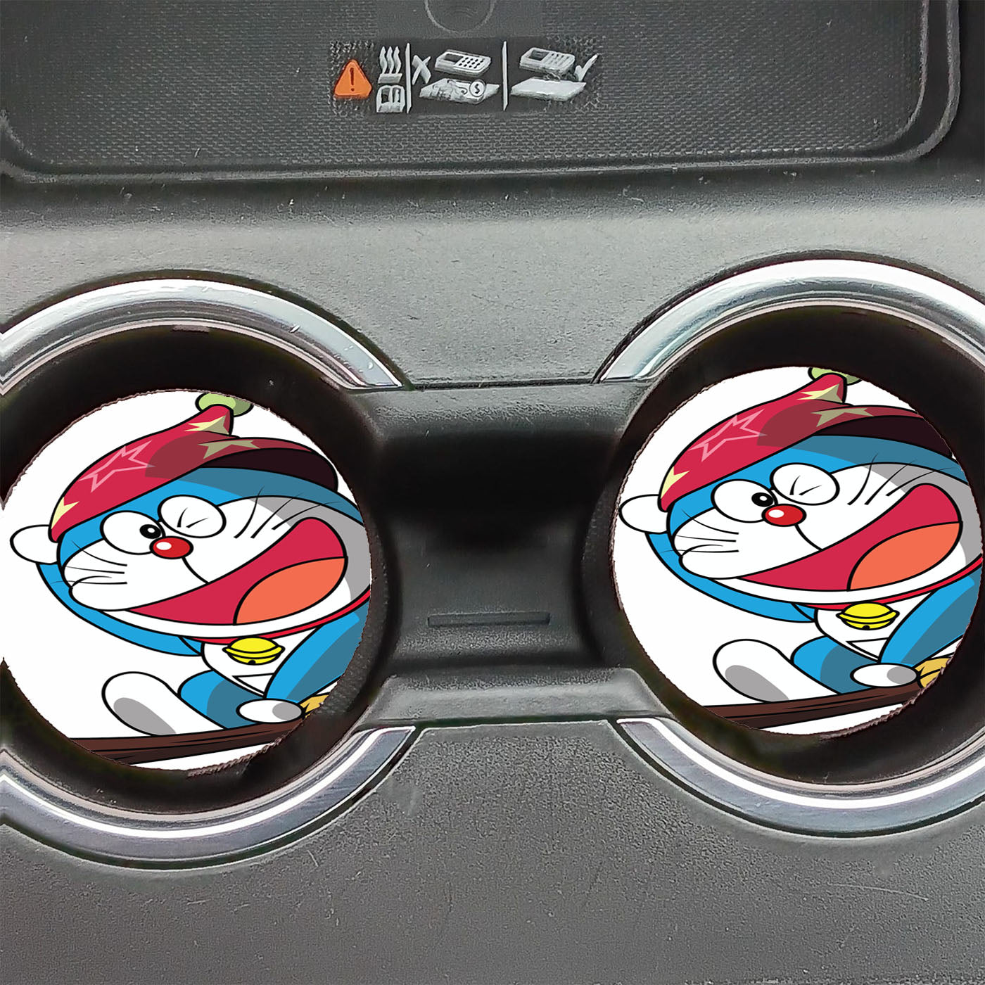 Doraemon Witch Fly Car Coasters