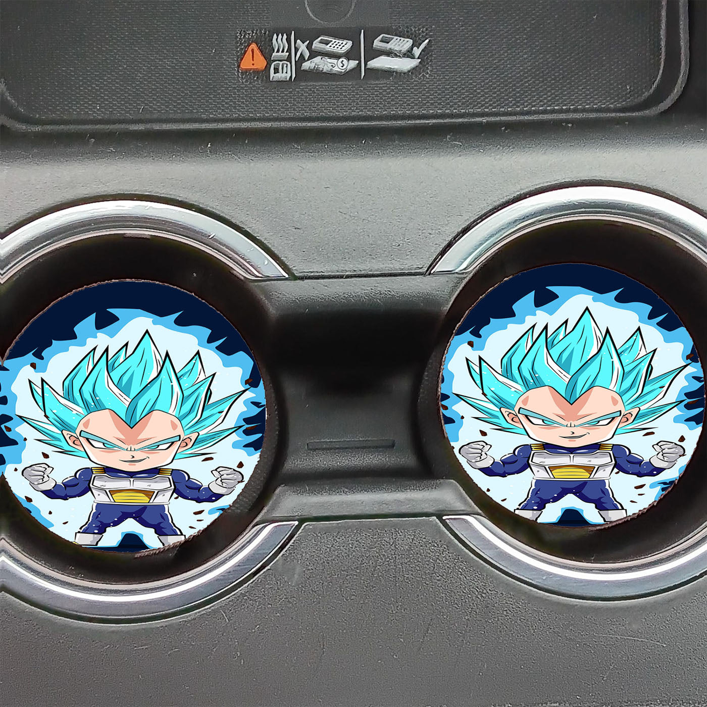 Dragon Ball Begita Super Saiyan Car Coasters