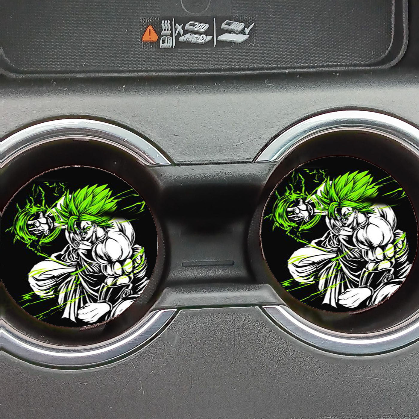 Dragon Ball Broly Power Car Coasters