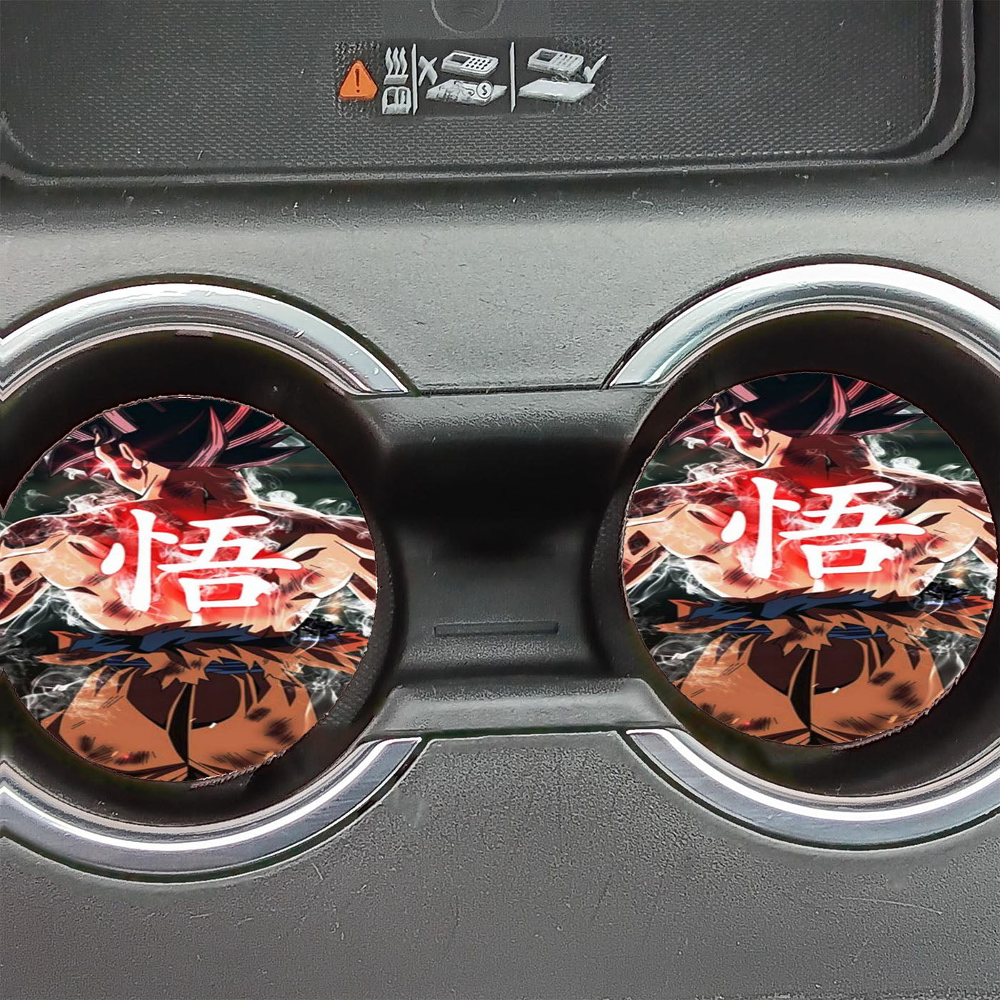 Dragon Ball Goku Body Smoke Car Coasters
