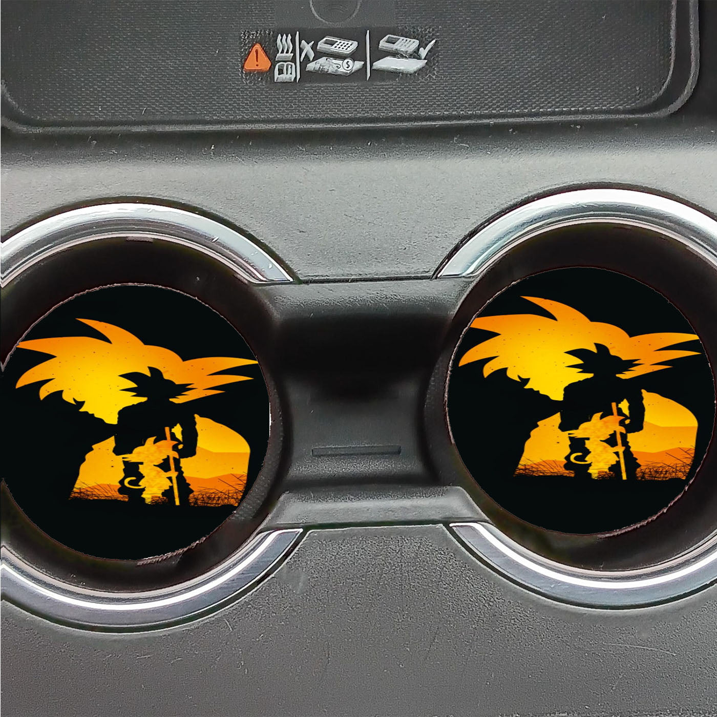 Dragon Ball Goku Evolutions Car Coasters