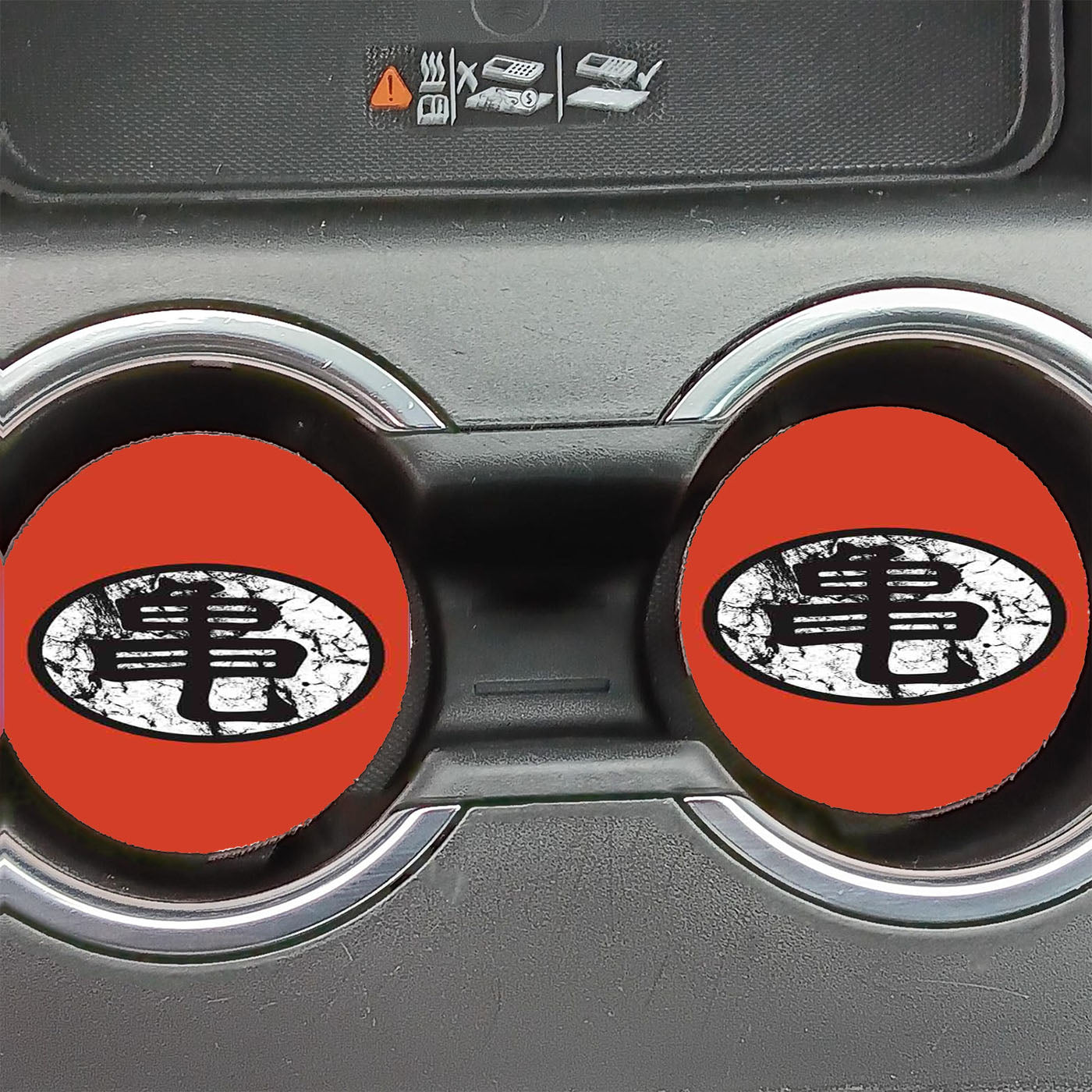 Dragon Ball Goku Kanji Car Coasters