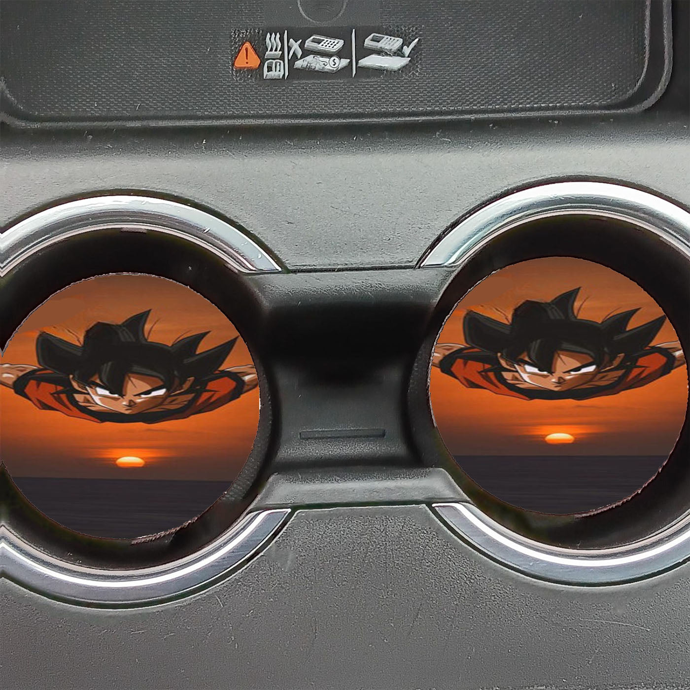 Dragon Ball Goku Magic Car Coasters