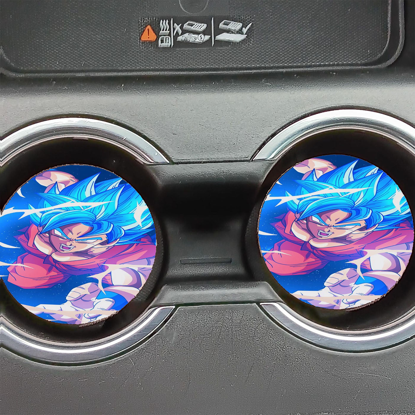 Dragon Ball Goku Saiyan Car Coasters