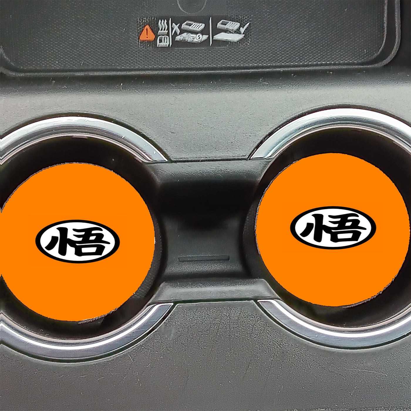 Dragon Ball Goku Symbol Car Coasters
