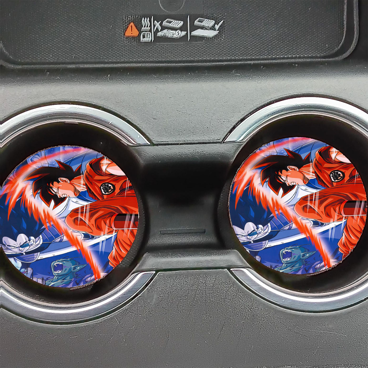 Dragon Ball Kakaroto Fighting With Monkey Car Coasters