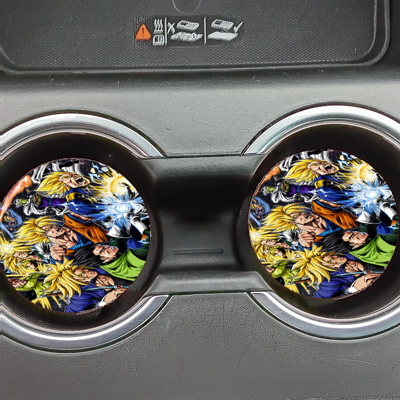 Dragon Ball Kameha Fight Power Wallpapers Car Coasters