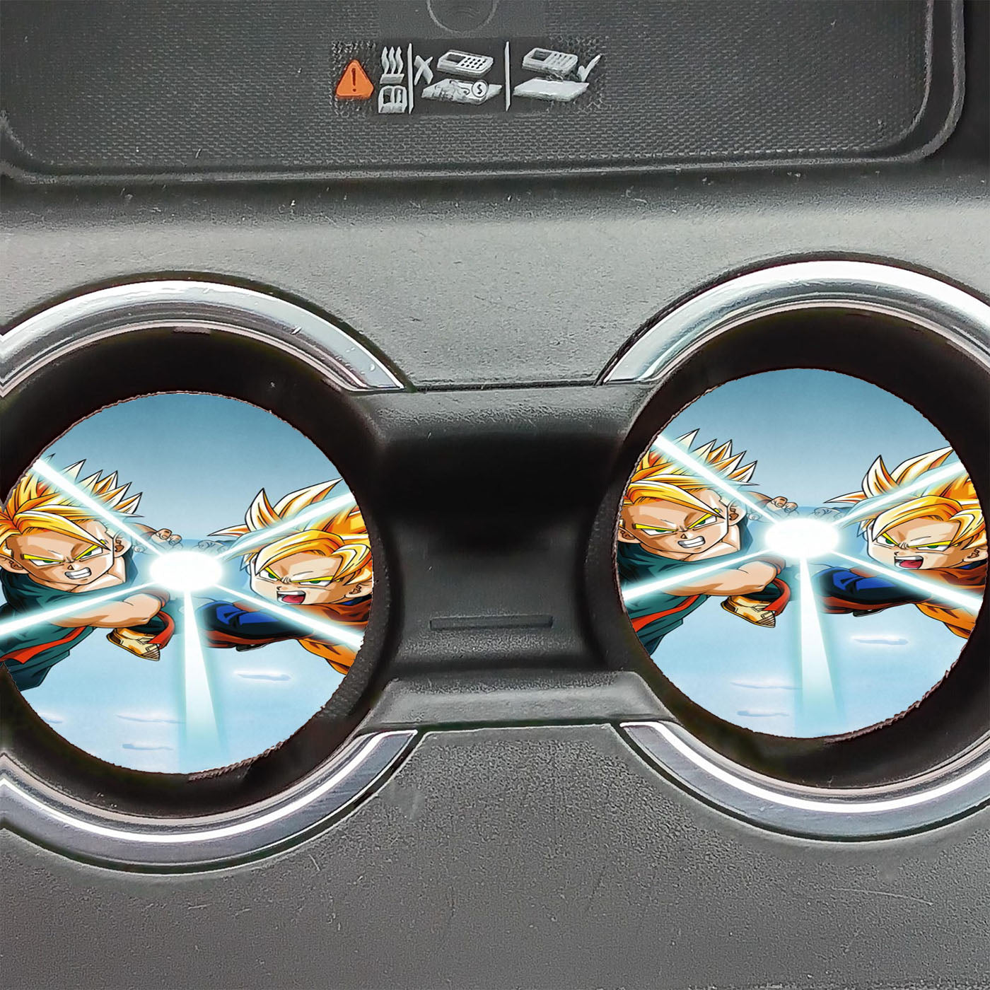 Dragon Ball Kamehameha Car Coasters