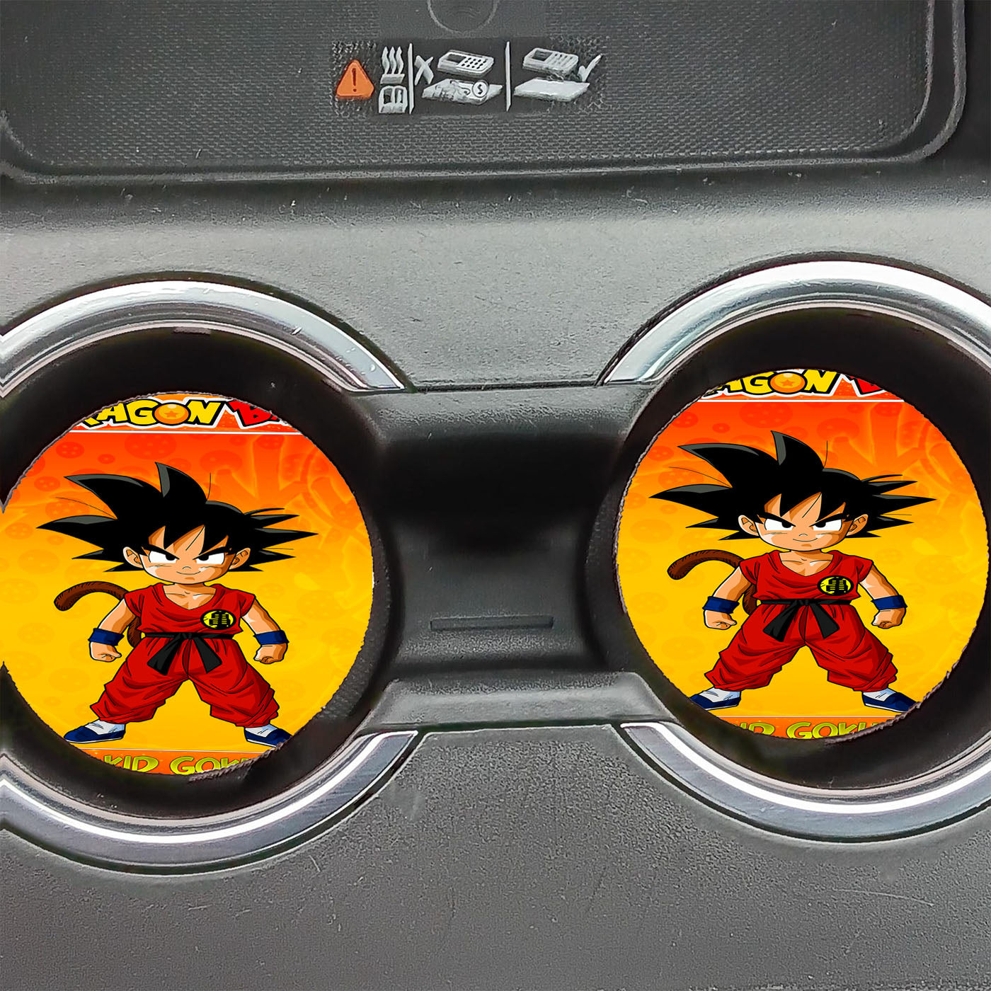 Dragon Ball Kid Goku Car Coasters