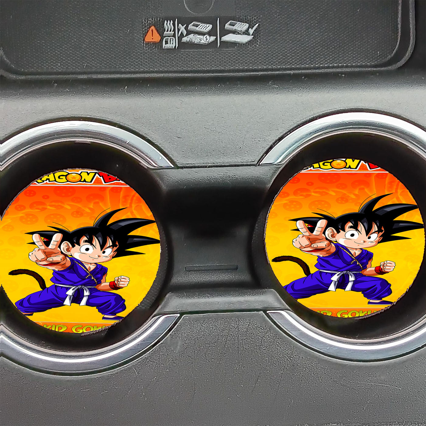 Dragon Ball Kid Goku Spirit Car Coasters