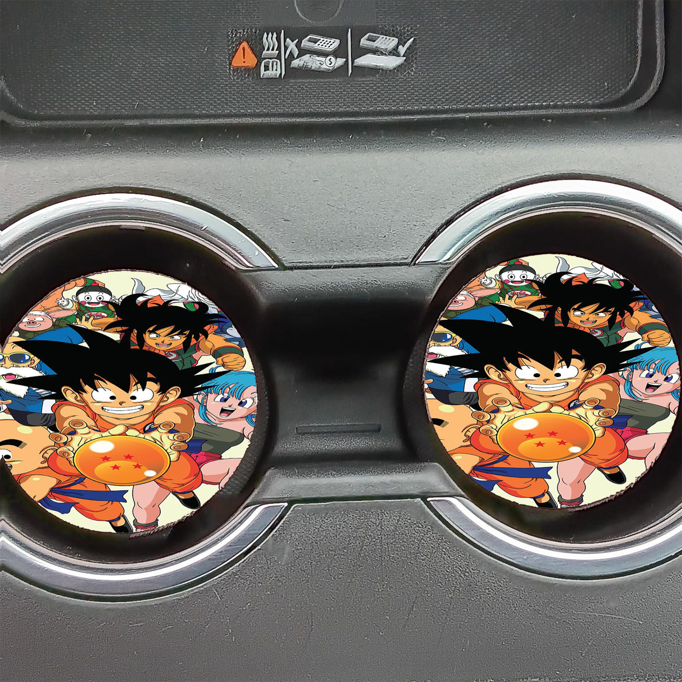 Dragon Ball Kids Group Car Coasters