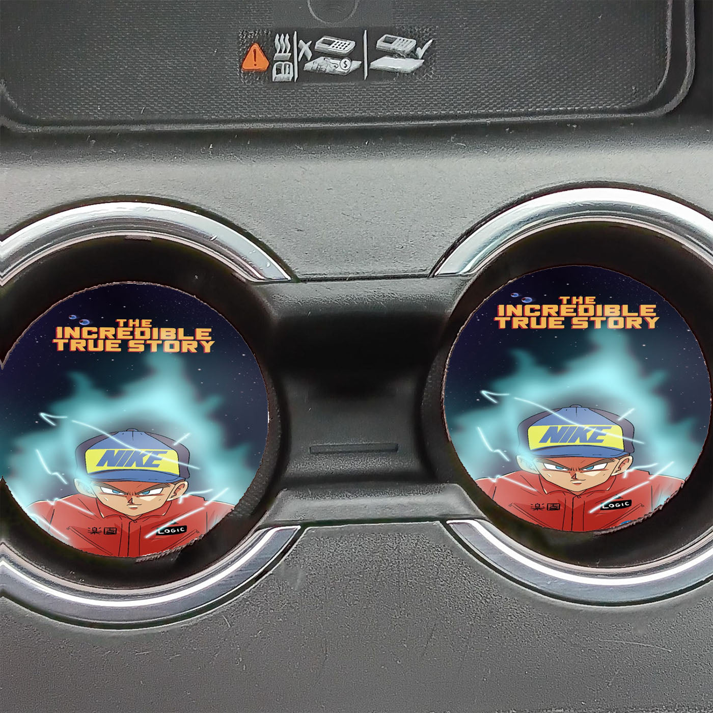 Dragon Ball Logic Wallpaper Car Coasters